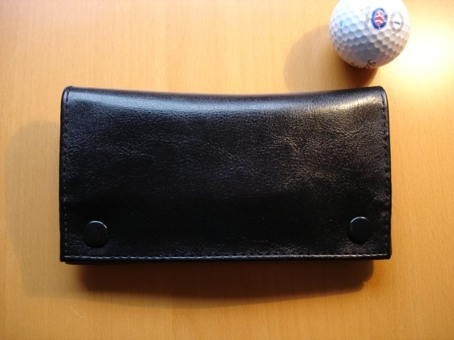 Gummierte Tabaktasche in Schwarz - Modell 6