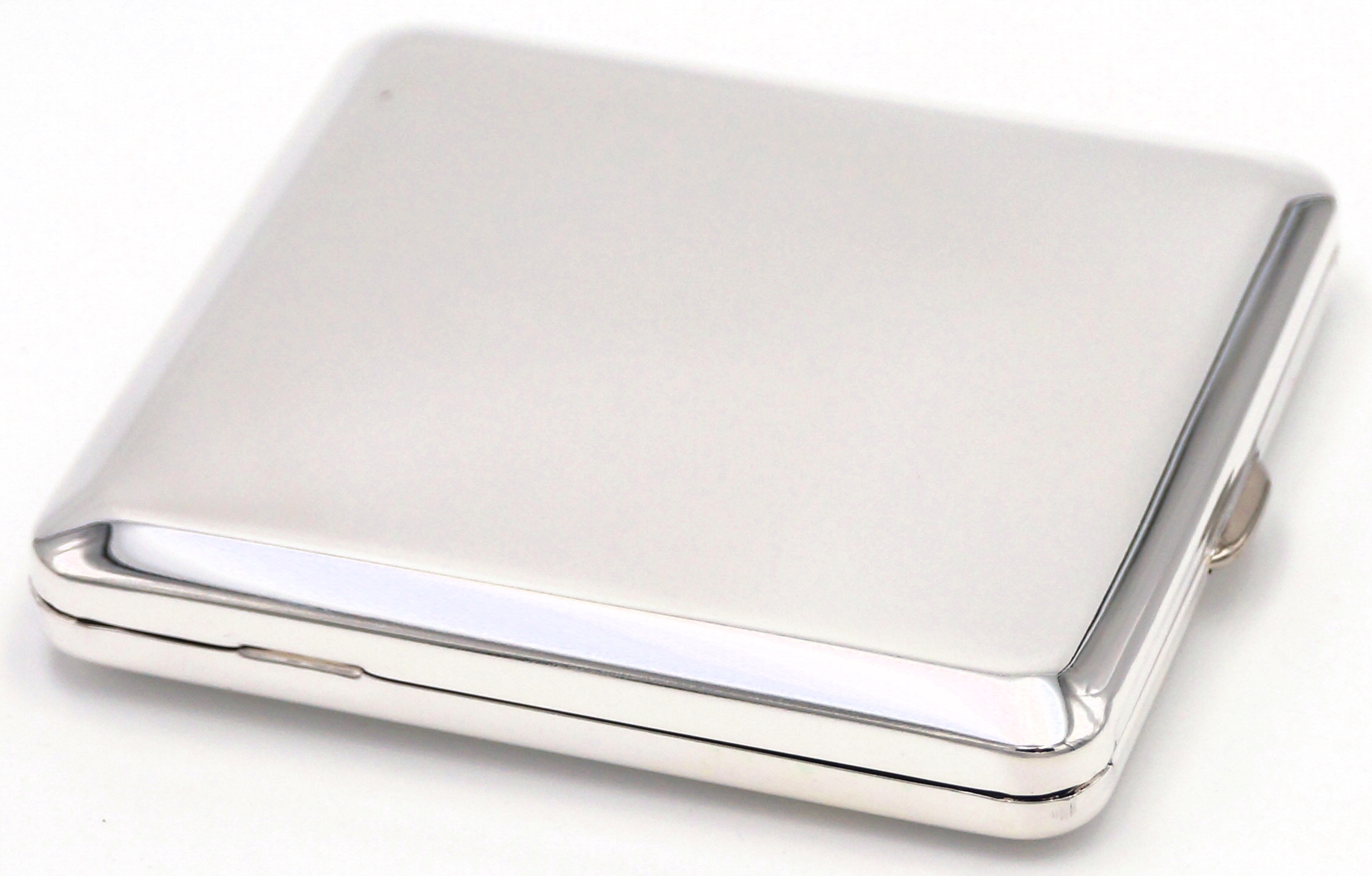 GERMANUS Zigaretten Etui - Echt Silber - Made in Germany - Design Plain