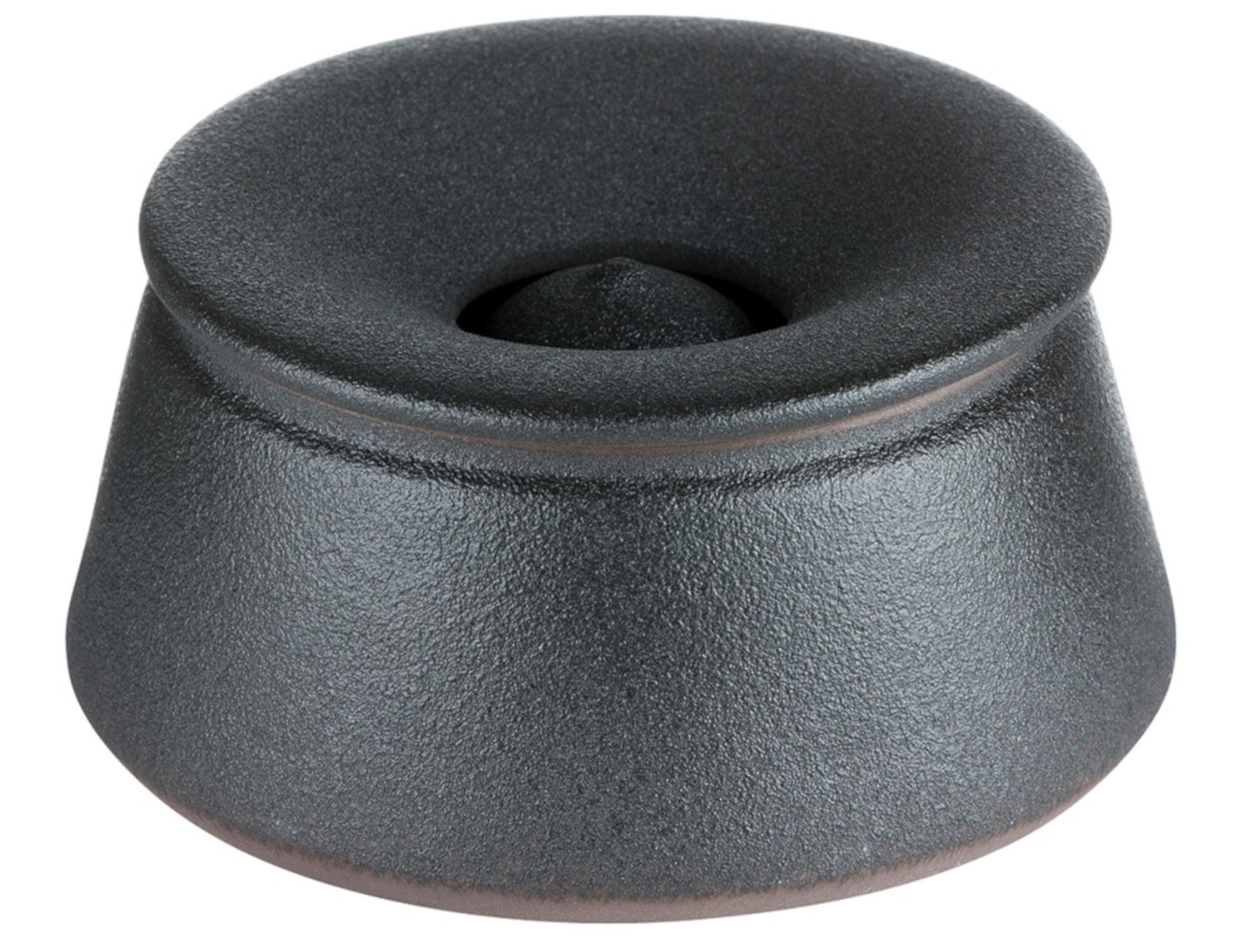 Shopbild GERMANUS Gastro Outdor Wind Ashtray Stoneware 10,6x5cm black