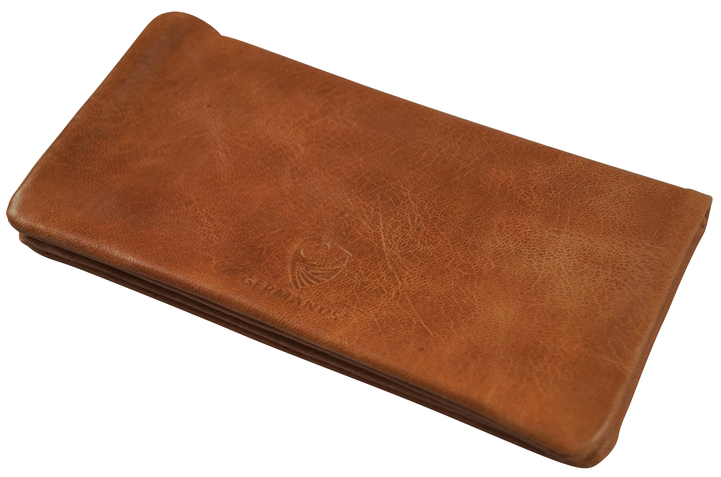 GERMANUS Calbrunus Tabaktasche Pouch - Made in EU - Leder Braun
