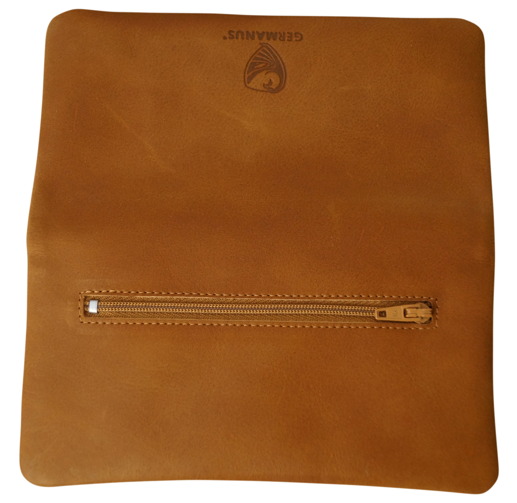 GERMANUS Corfuscus Tabaktasche Pouch - Made in EU - Leder - Hellbraun