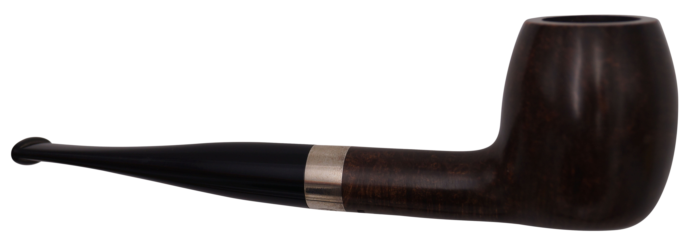GERMANUS Pfeife Premium mit Silberring, Apple Billiard