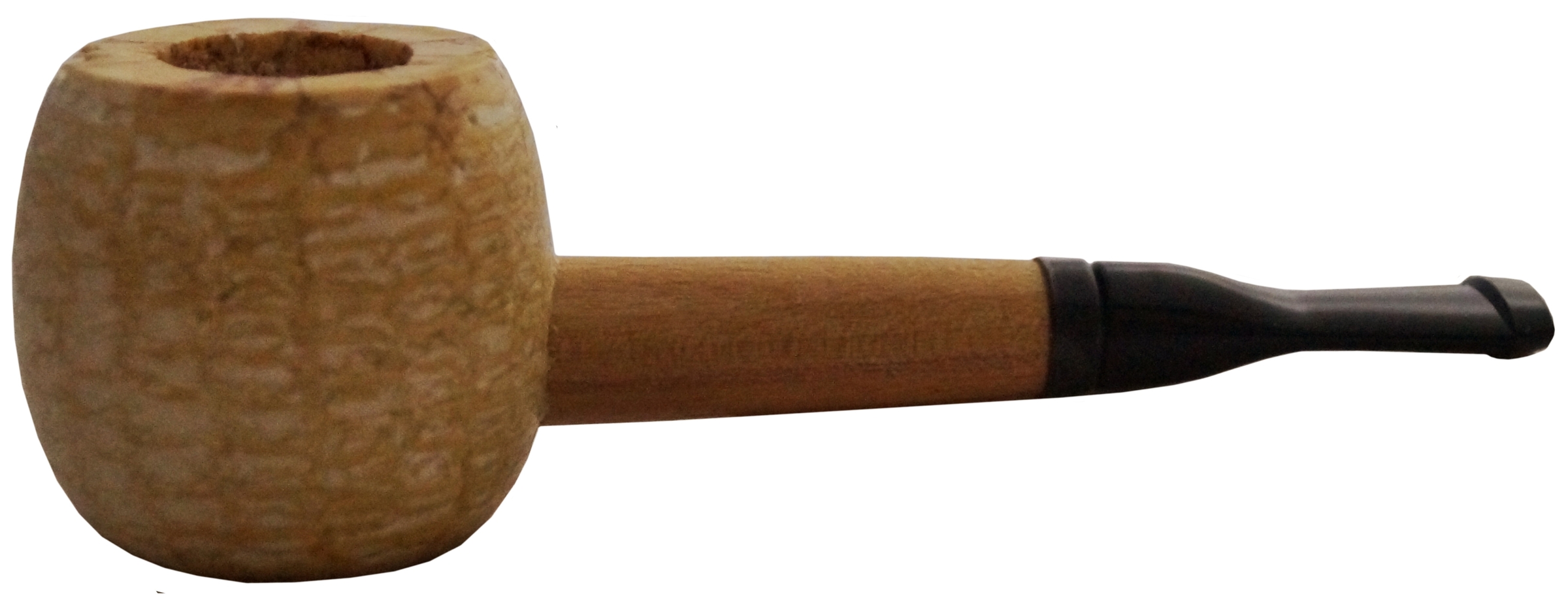 Original Missouri Qualitäts Corncob Pfeife - Shape: Short Apple, Billiard, filterlos