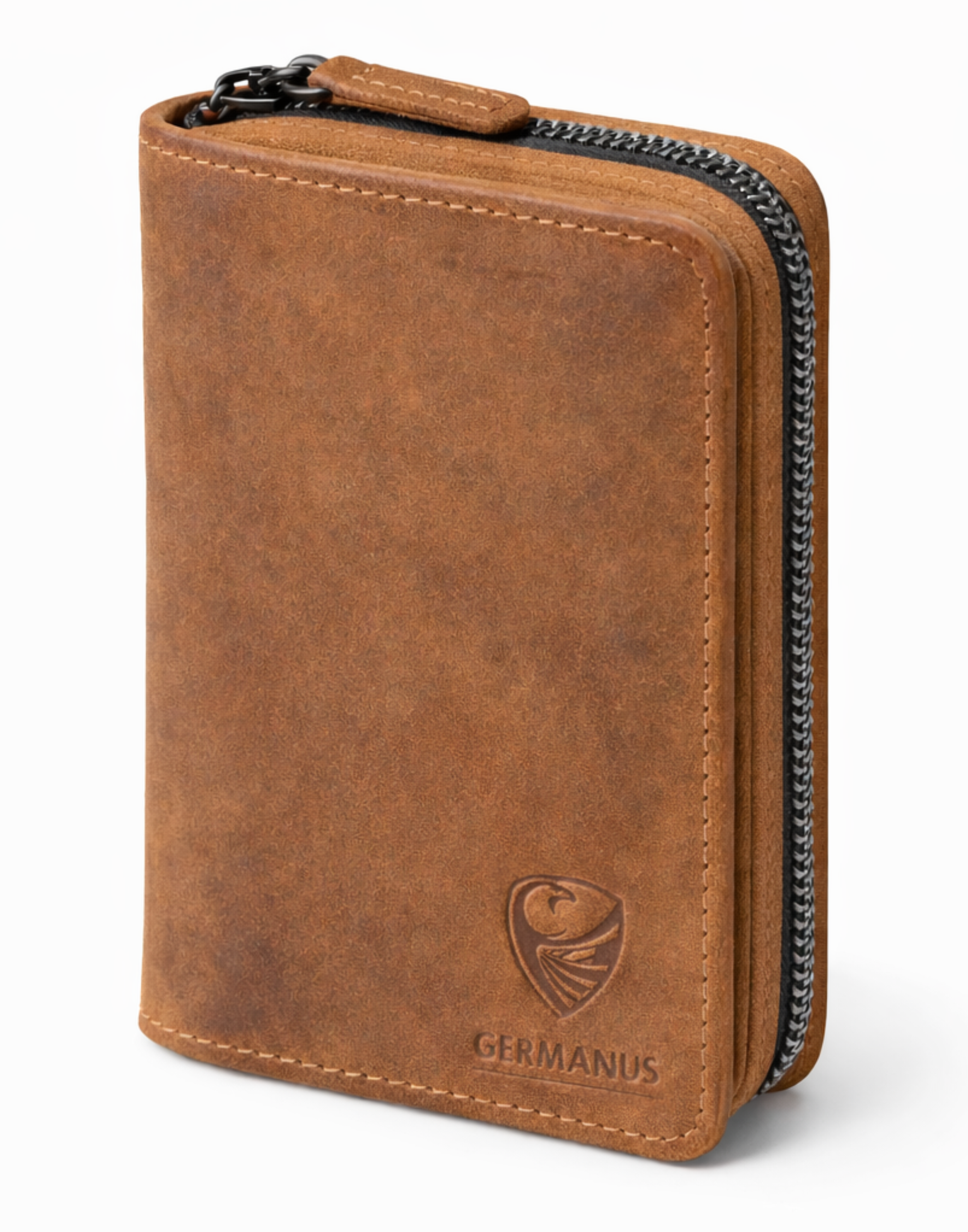 GERMANUS Pfeifentasche Horst für 3 Pfeifen  - Pfeifenbeutel aus Leder