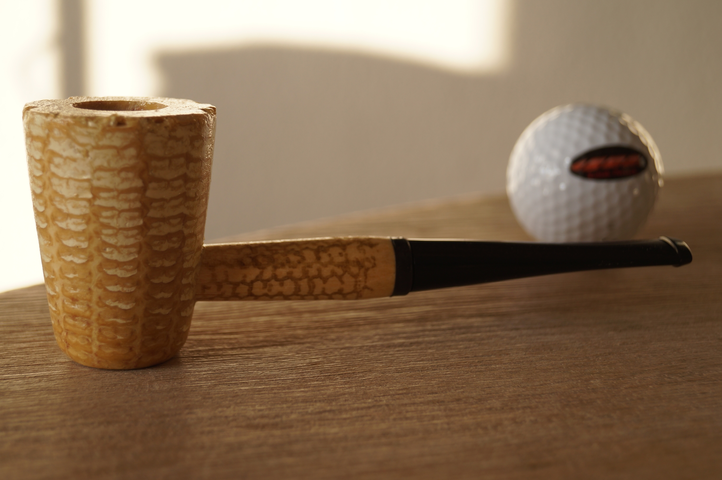 Original Missouri Quality Corncob Pipe - Shape: Mark Twain, Straight