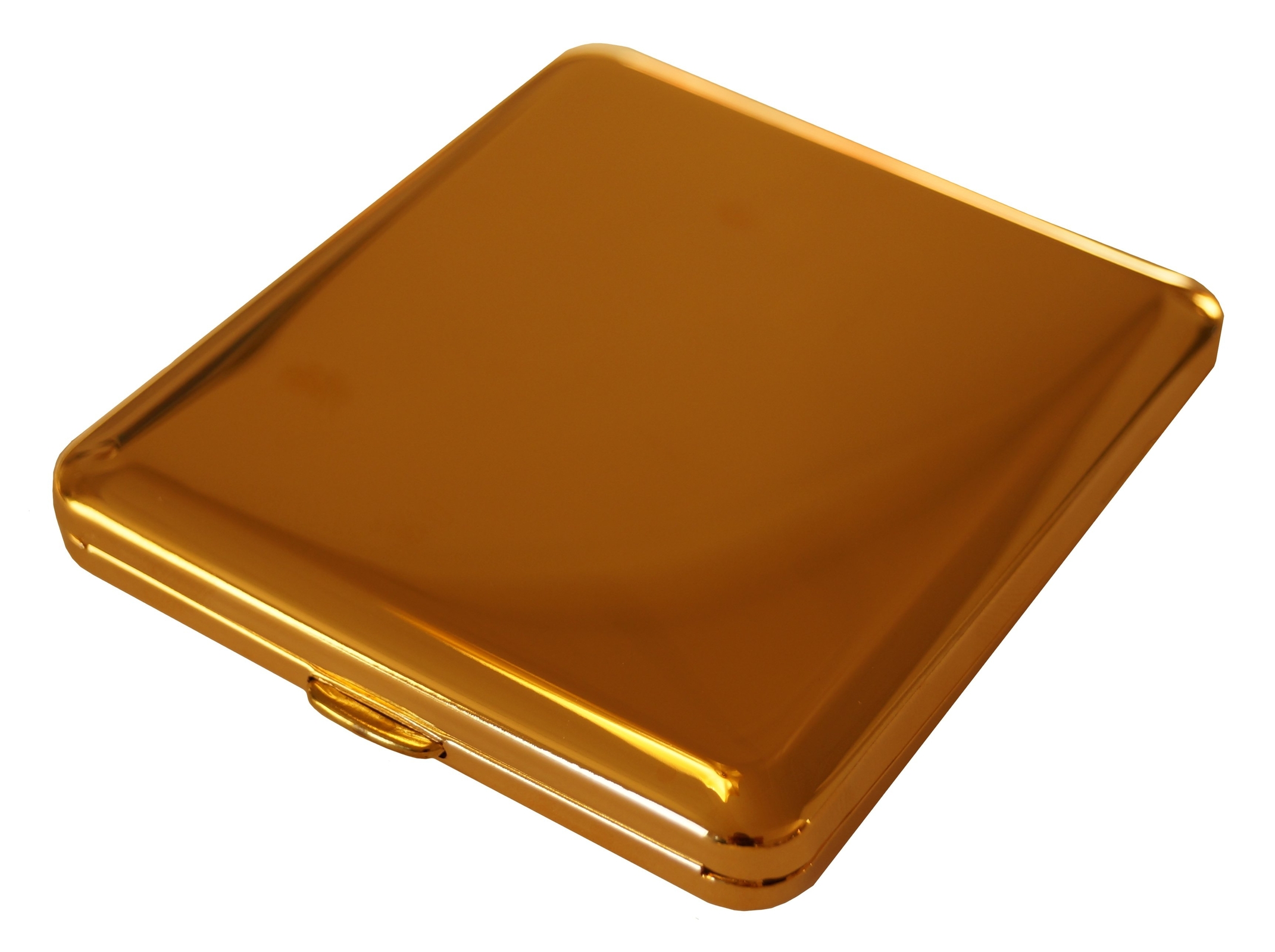 GERMANUS Zigaretten Etui - Echt Gold vergoldet - Made in Germany - Design Glatt