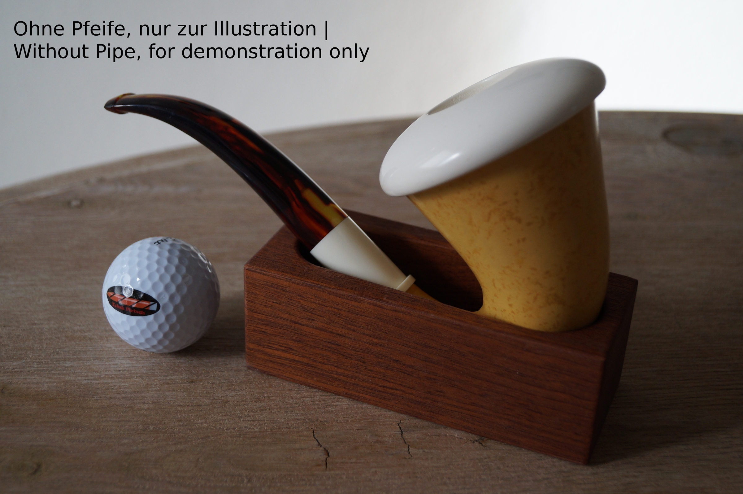 Pfeifenständer für Calabash Pfeife - Made In Germany aus Edelholz