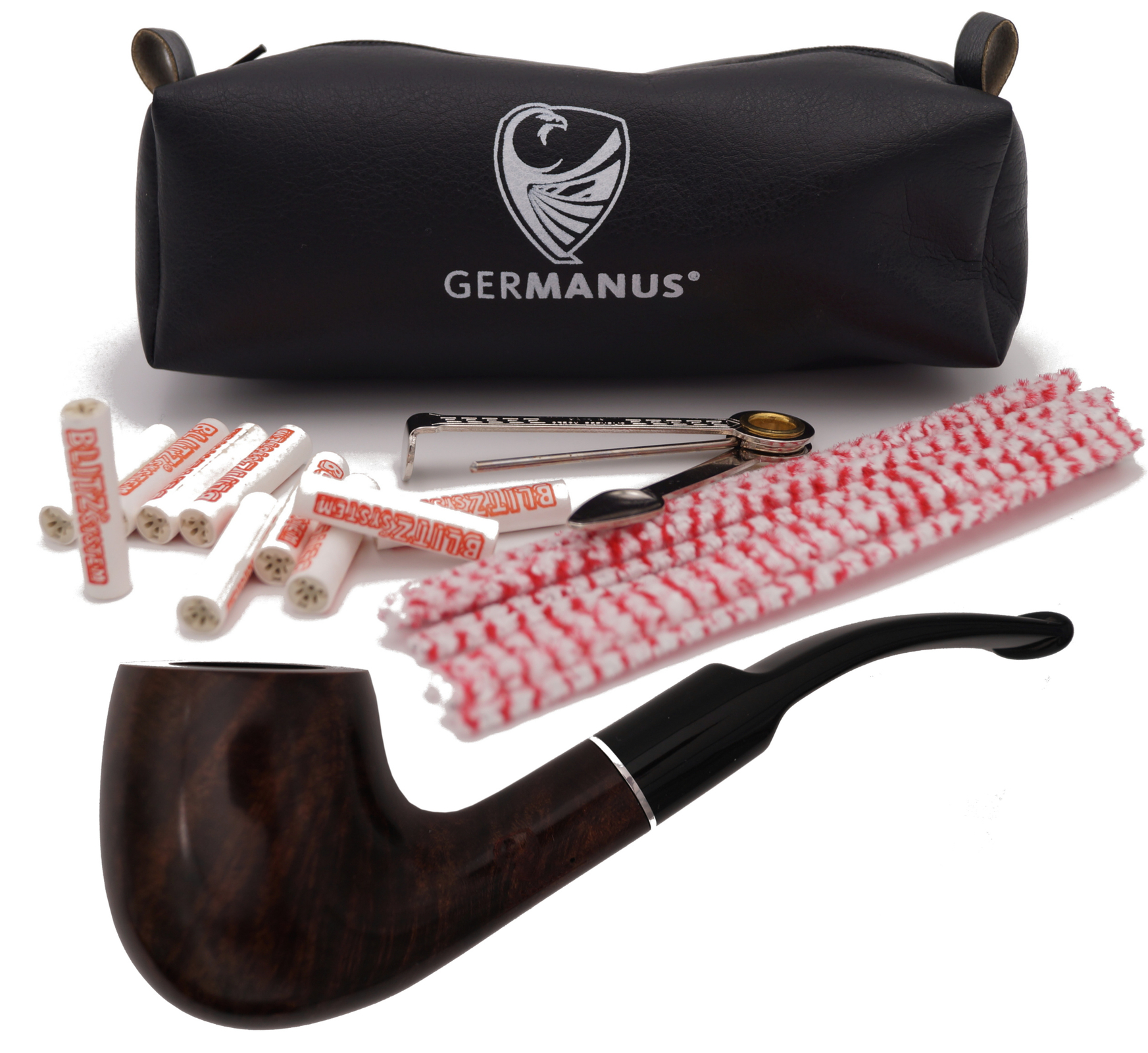 GERMANUS Pipe Set, Made in Italy, Bent