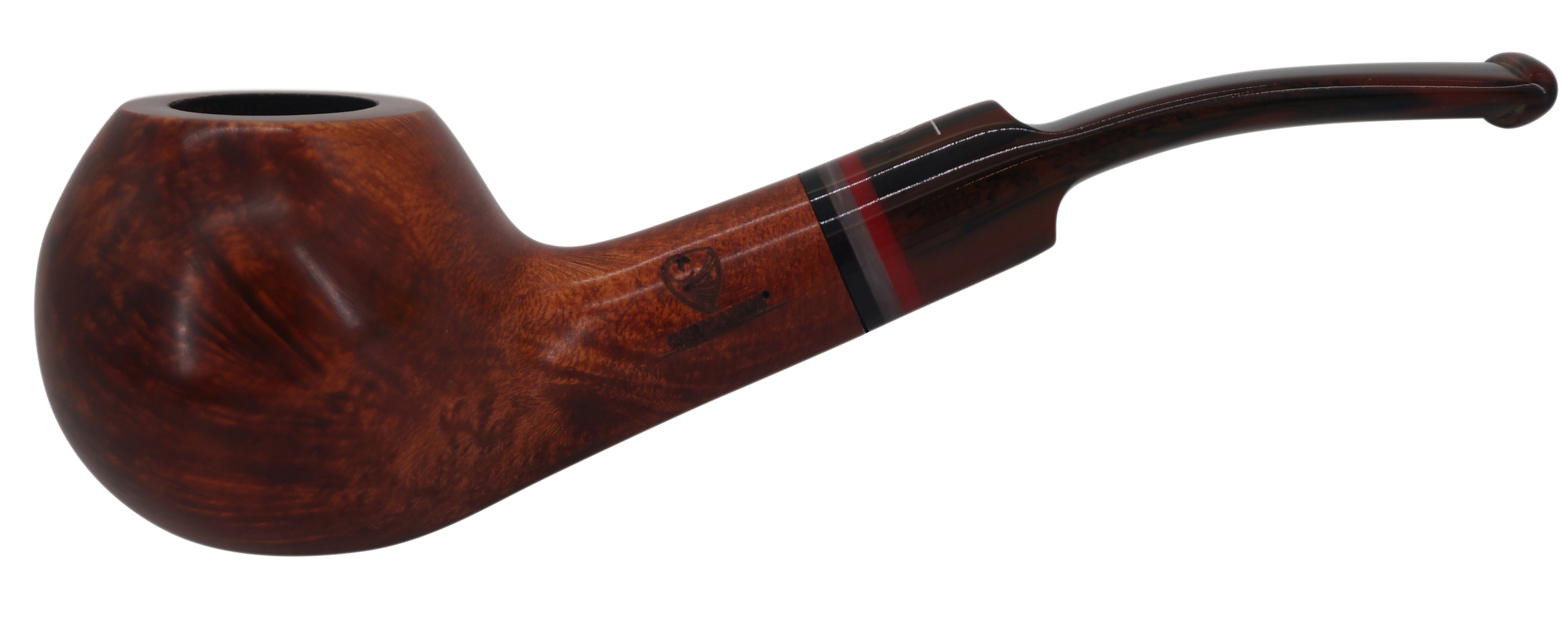 GERMANUS Tobacco Pipe 09G, Rhodesian Bent - Made in Italy GERMANUS Tobacco Pipe 09G, Rhodesian Bent - Made in Italy
