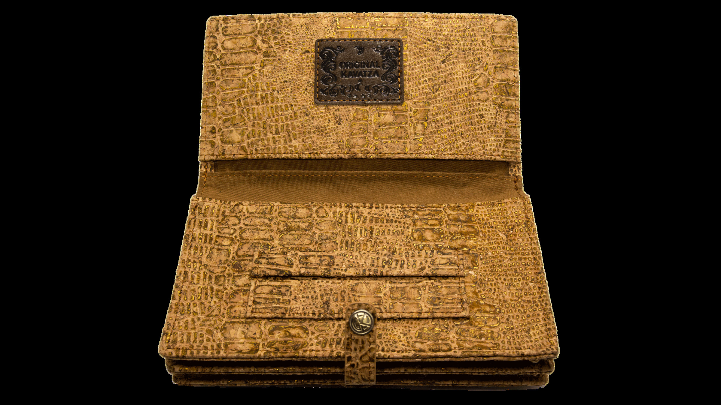 Kavatza Tabak Handtasche Clutch Kork-Odile