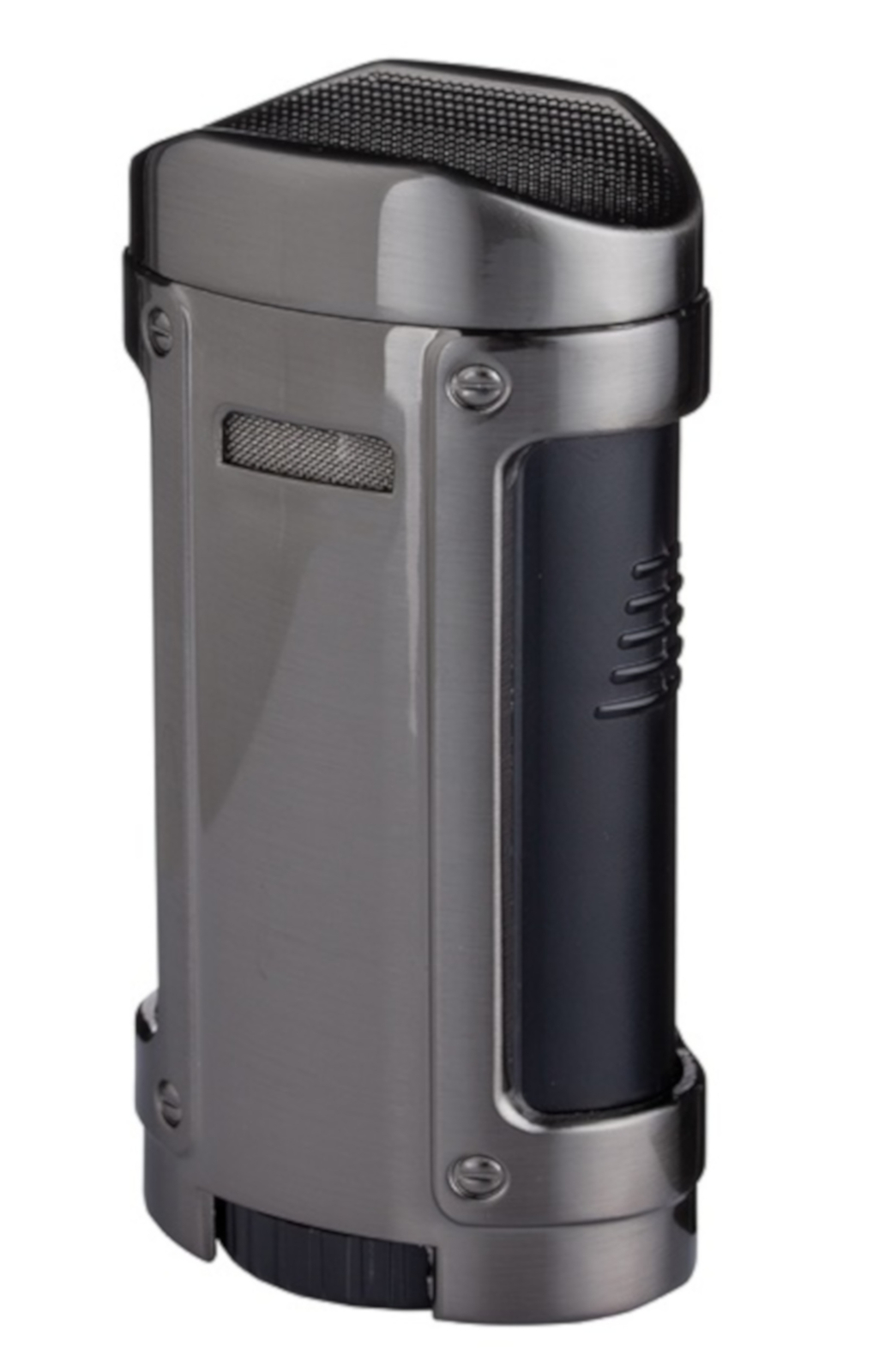 GERMANUS Jetflame Feuerzeug "Kaventsmann" für Zigarre in Silber