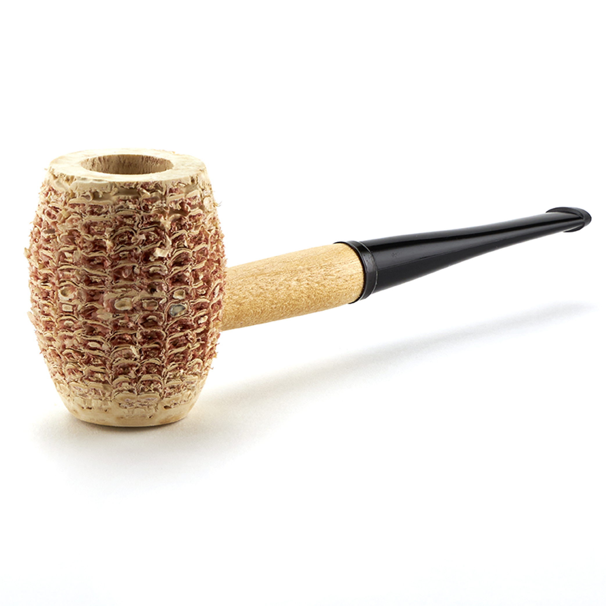 Original Missouri Quality Corncob Pipe - Shape: Coarse Egg, Billiard