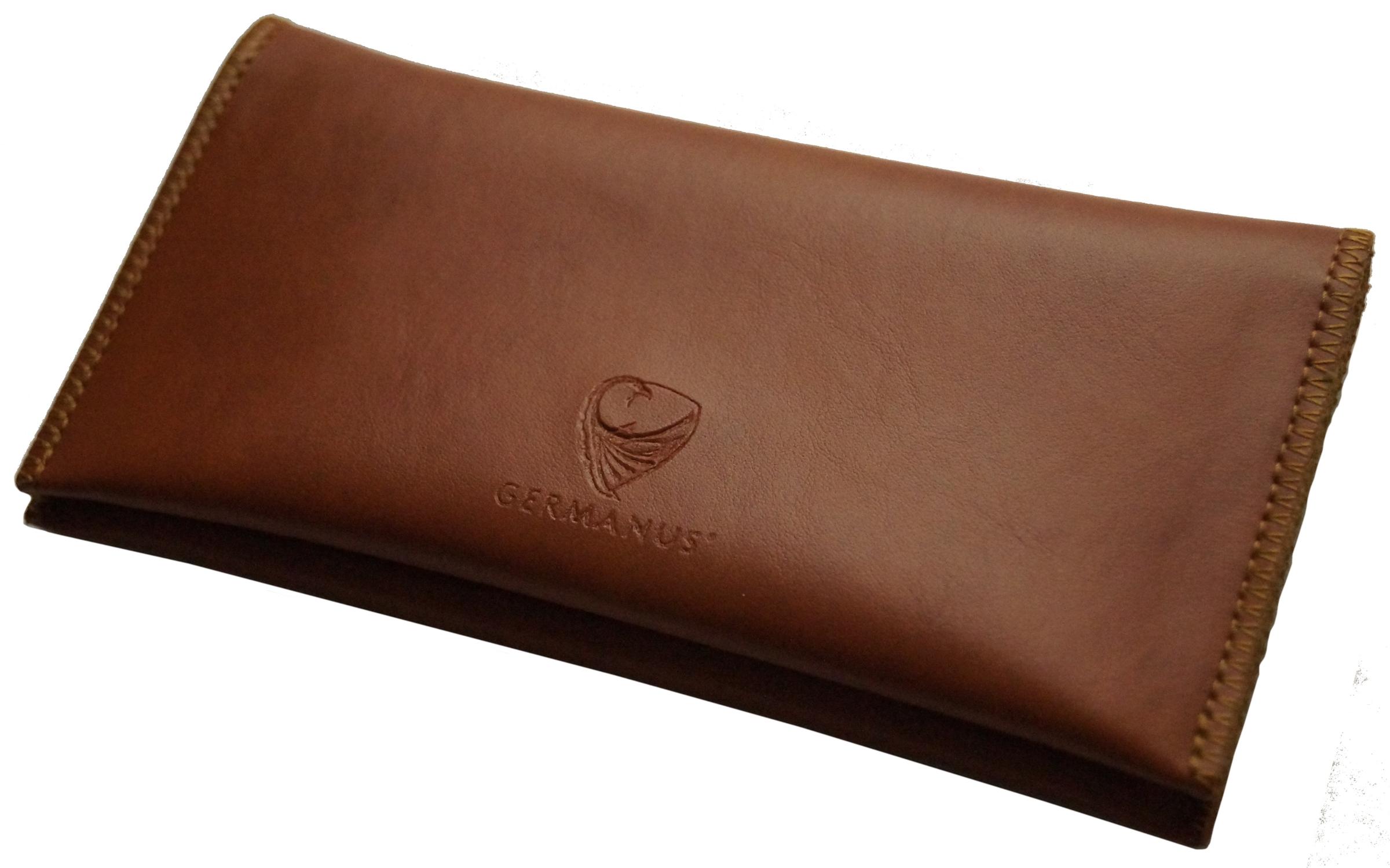 GERMANUS Tobacco Pouch - Art Leather Classic large - tan