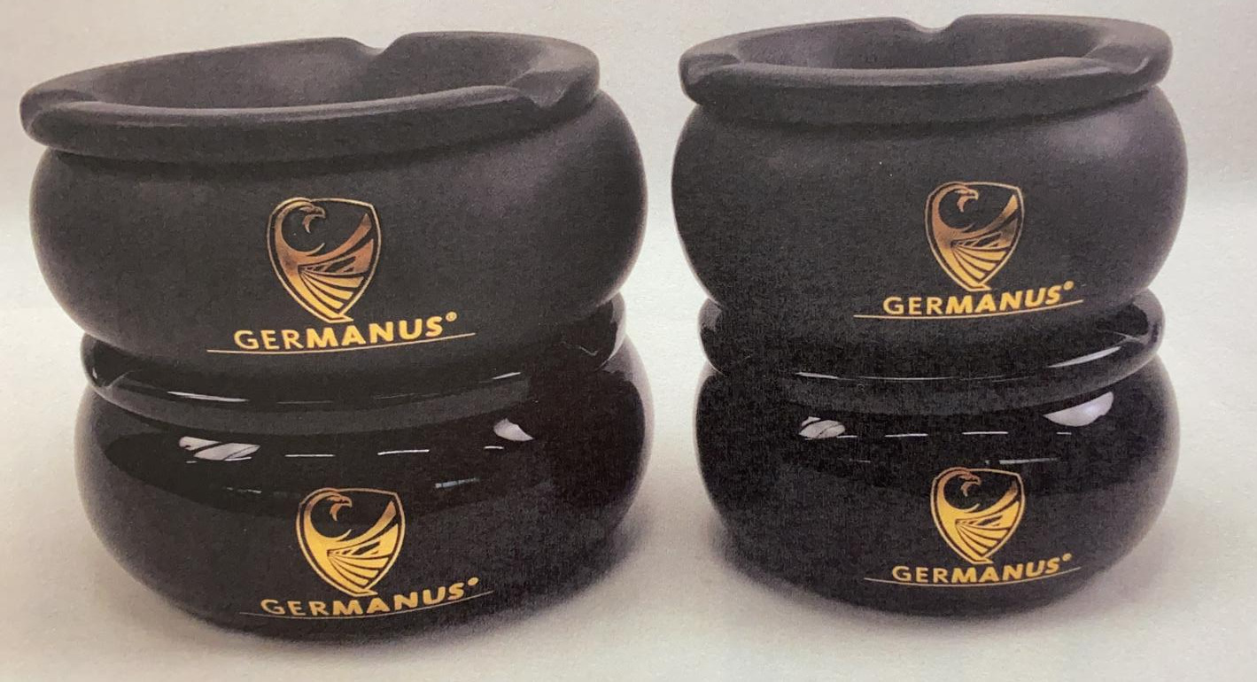 GERMANUS Windascher aus Keramik mit 12 cm Durchmesser