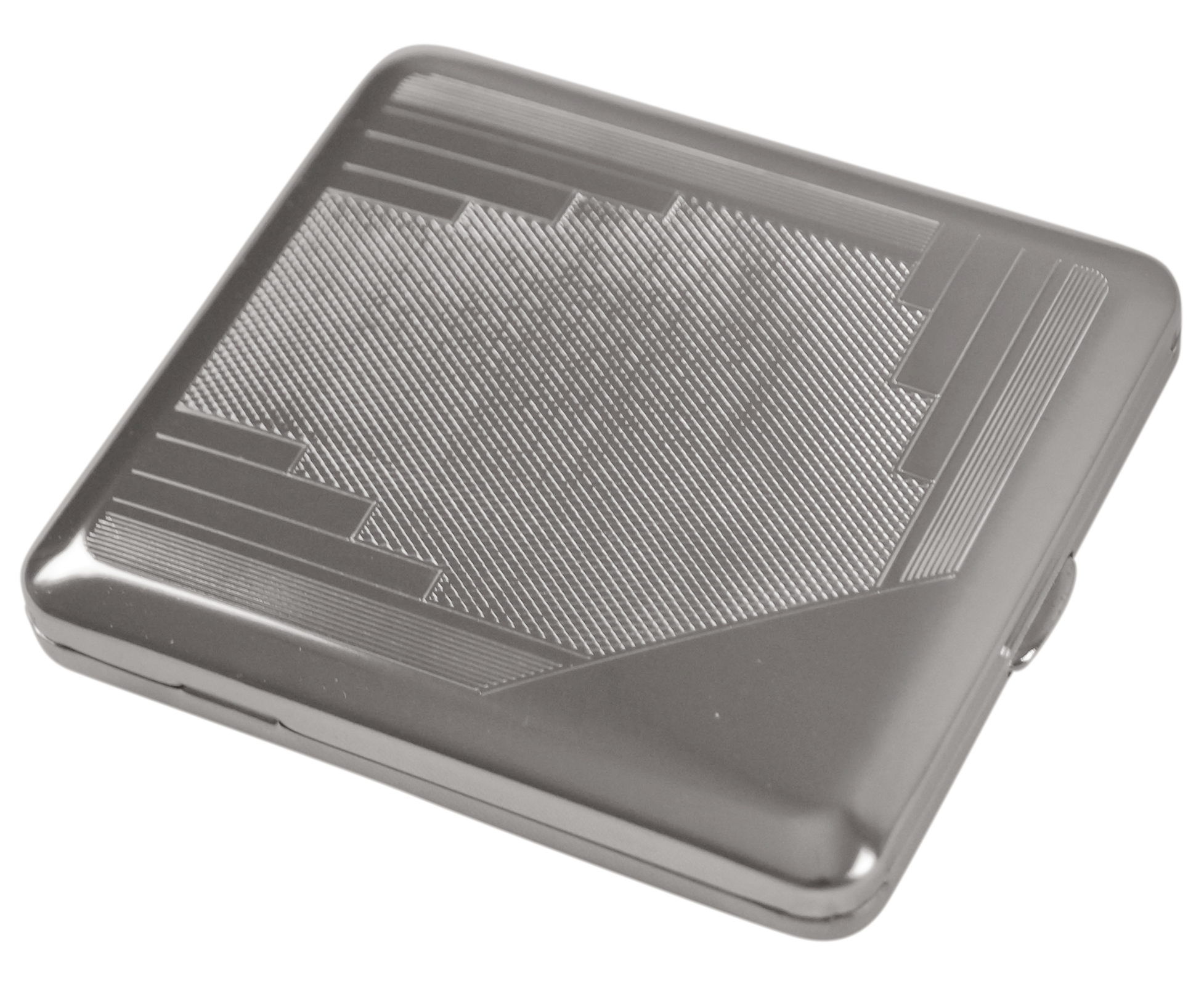 GERMANUS Zigaretten Etui - Made in Germany - Design Nickel Raster