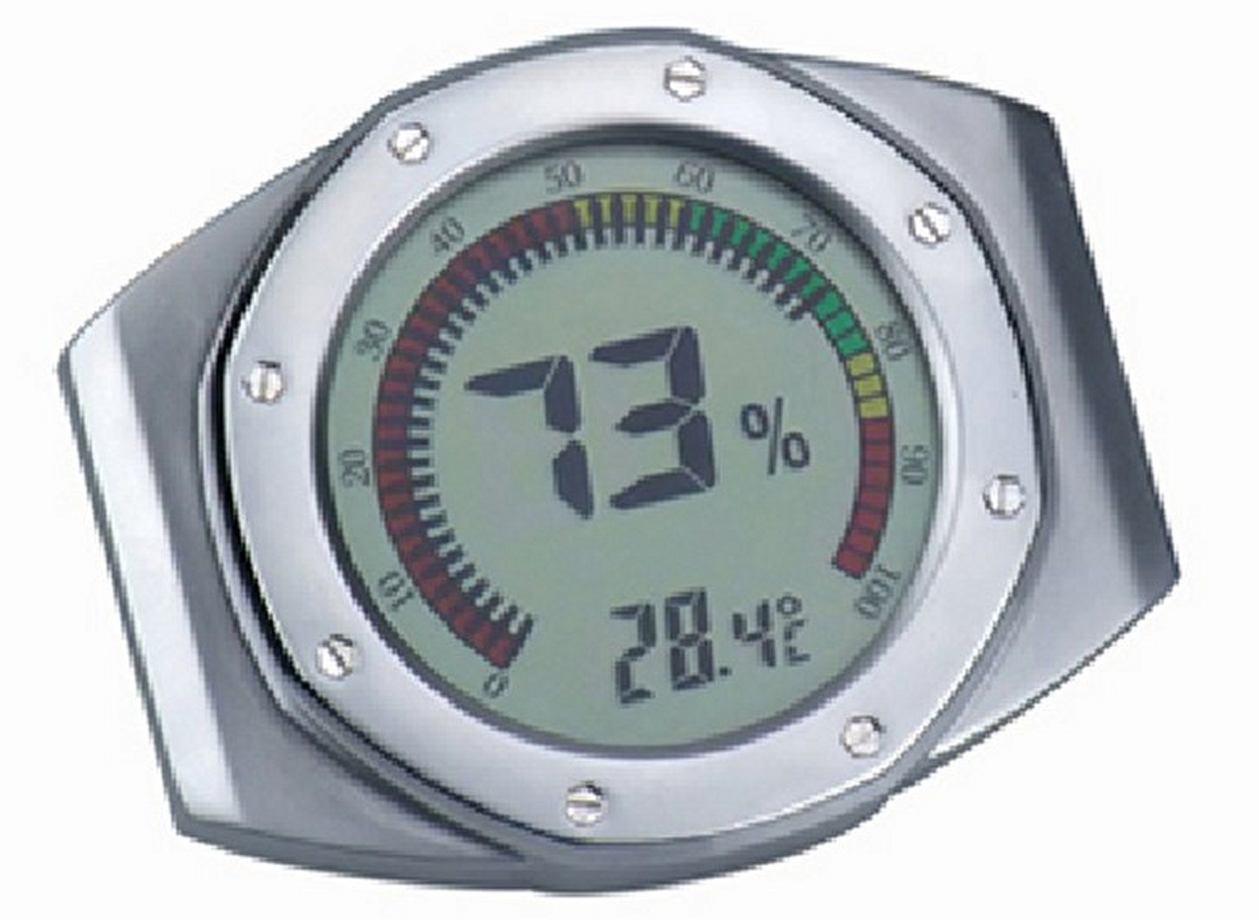 GERMANUS Kalibrierbarer Hygrometer für Humidor, digital - V