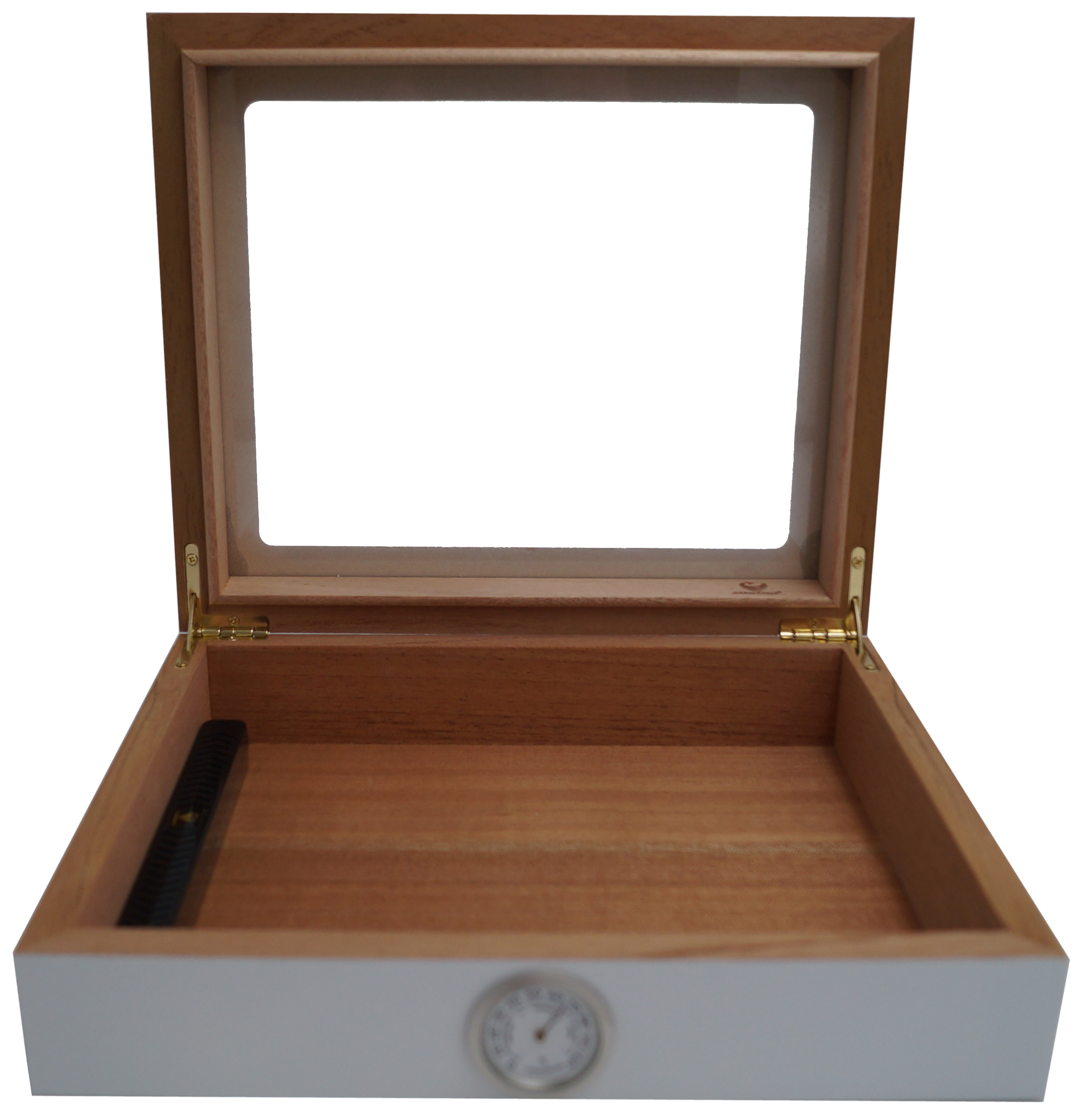 GERMANUS Humidor für ca. 30 Zigarren Mensalla, Weiß