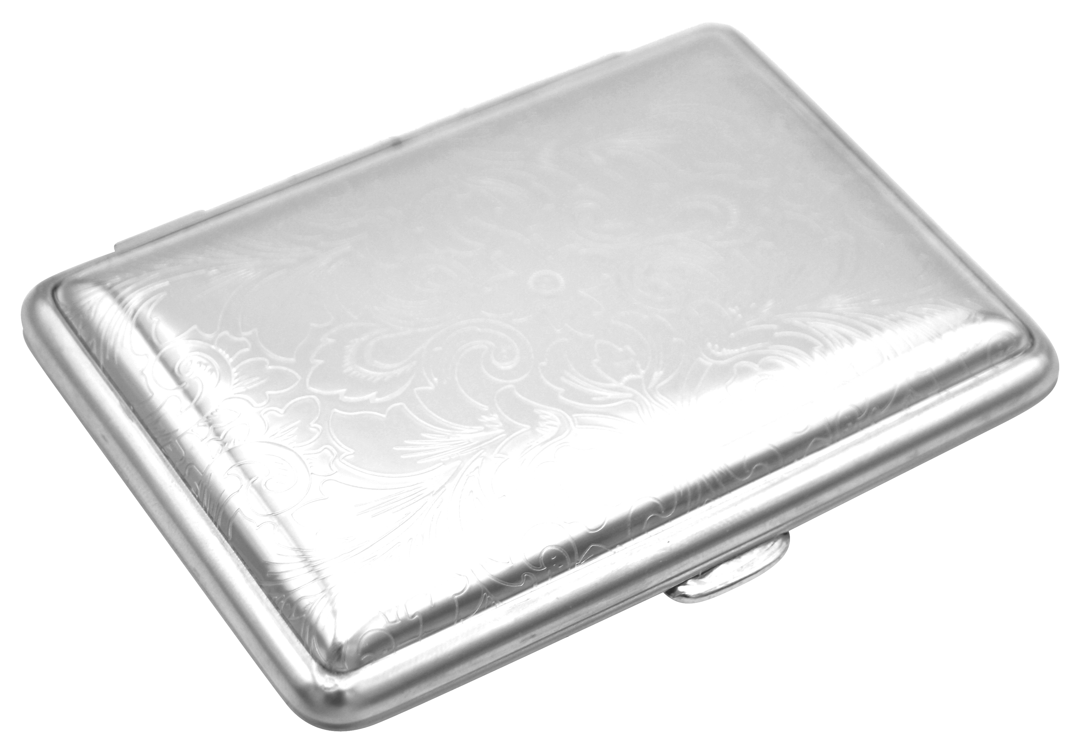 GERMANUS Cigarette Case - Made in Germany - Sparkling Steel - V
