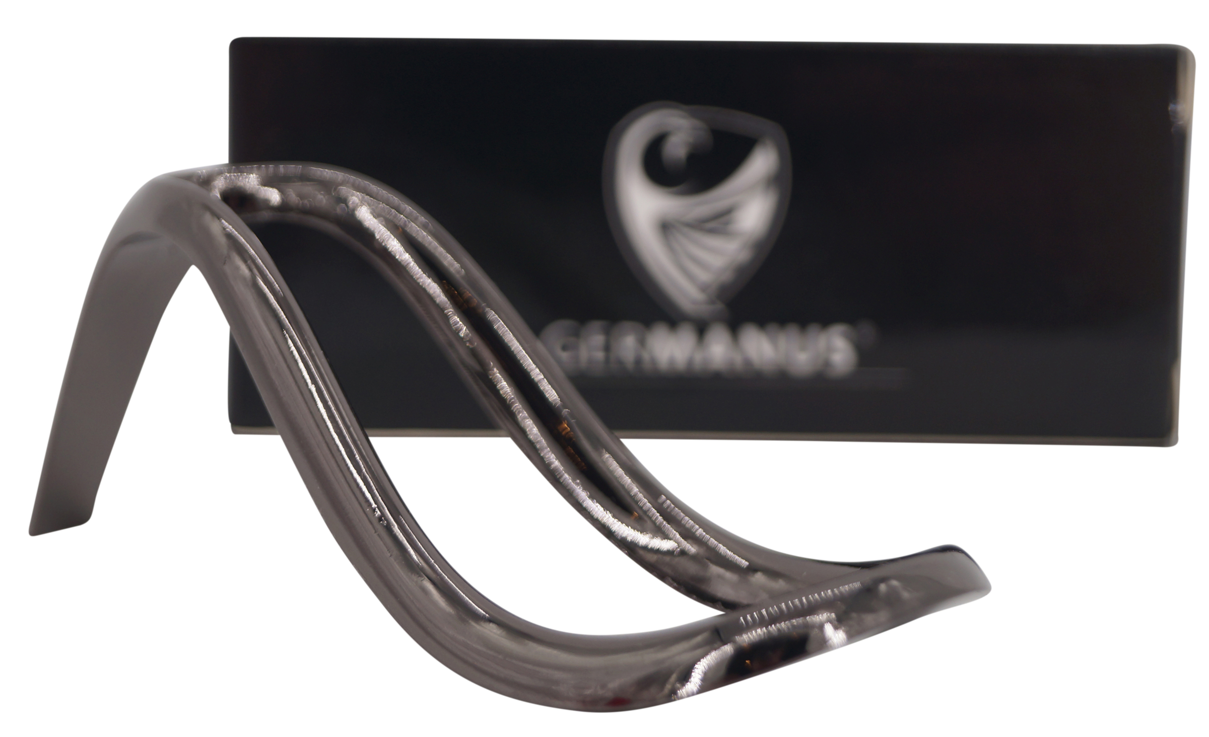 GERMANUS Pfeifenknecht - Pfeifenständer - Ständer für Pfeifen aus Metall in chrom