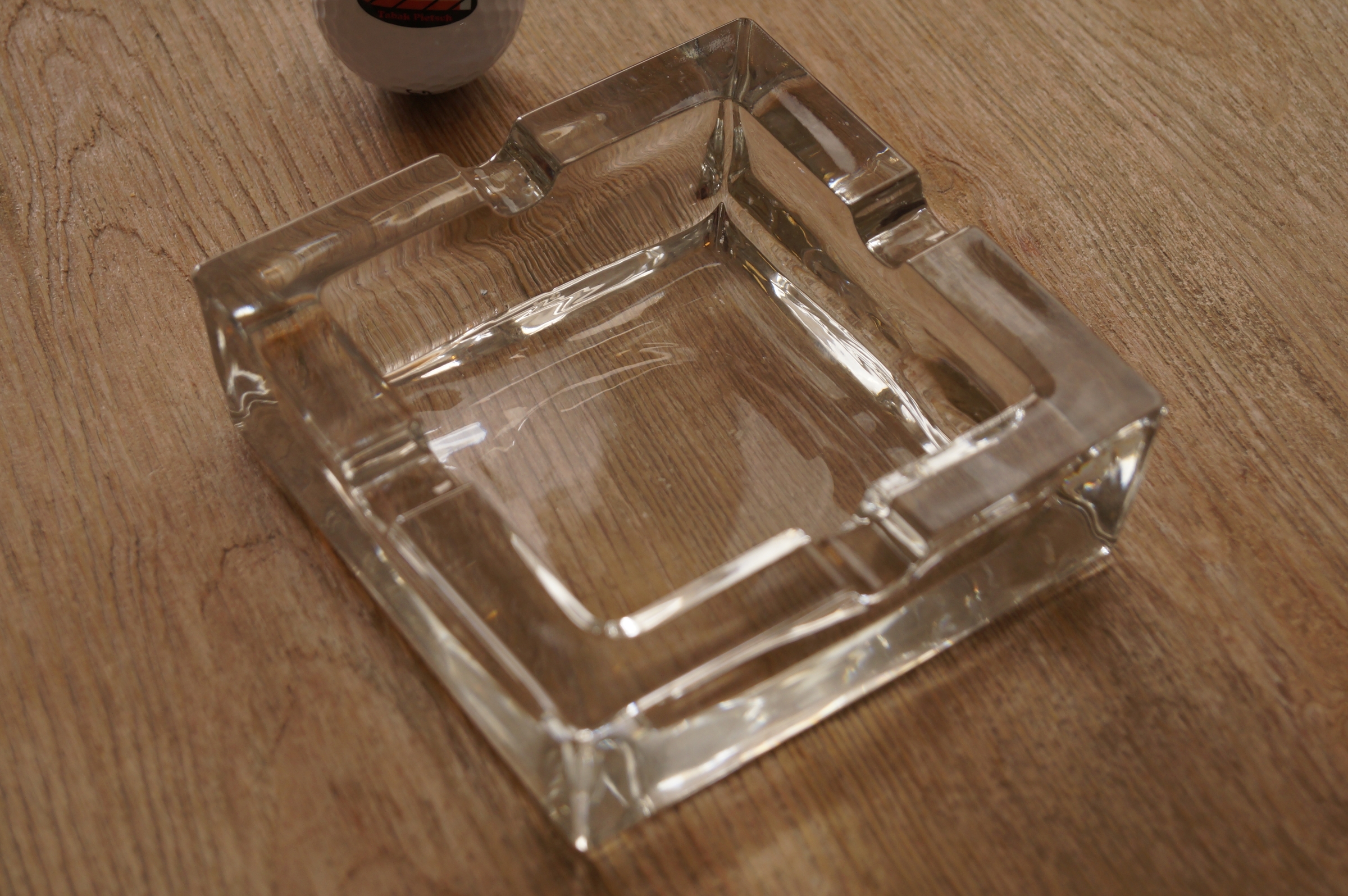 Aschenbecher Kristall Glas für Zigarren, Zigaretten und Pfeifen - Modell Classic 1