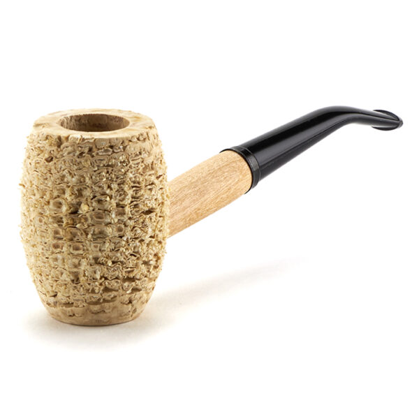 Original Missouri Quality Corncob Pipe - Shape: Coarse Egg, Bent