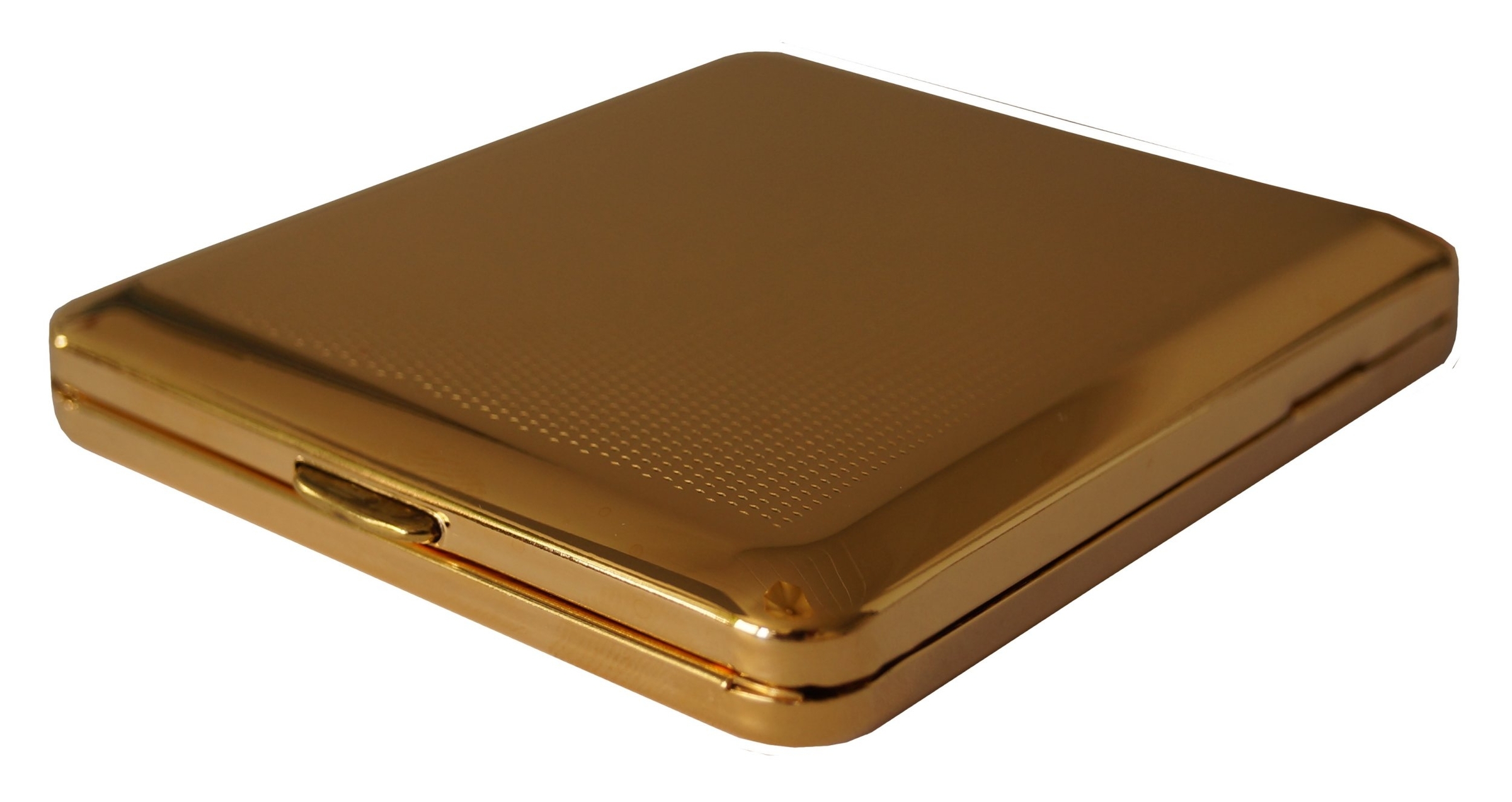 GERMANUS Zigaretten Etui - Echt Gold vergoldet - Made in Germany - Design Glatt