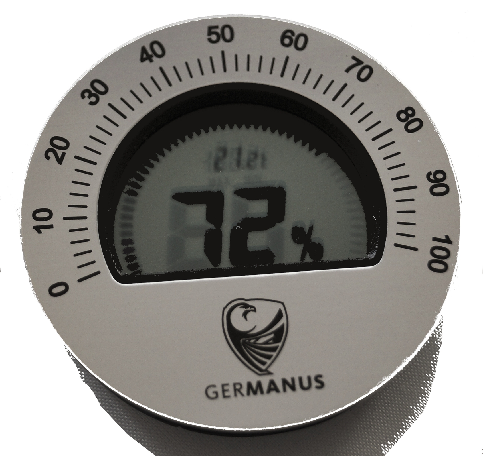 GERMANUS Kalibrierbarer Digital Humidor Hygrometer - Rund Germanus