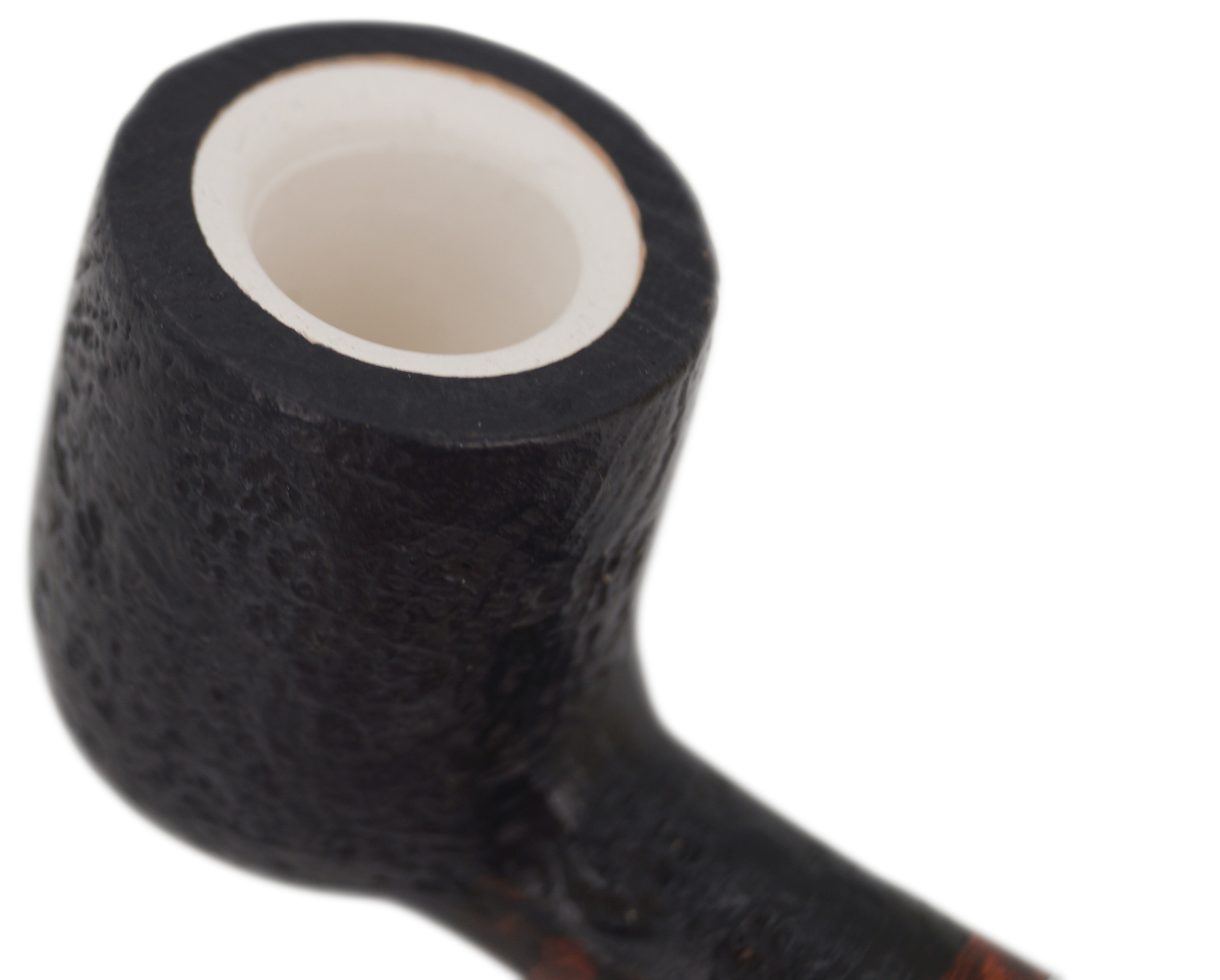 GERMANUS Pfeife Nr. 12 mit Meerschaum Einsatz, Sand