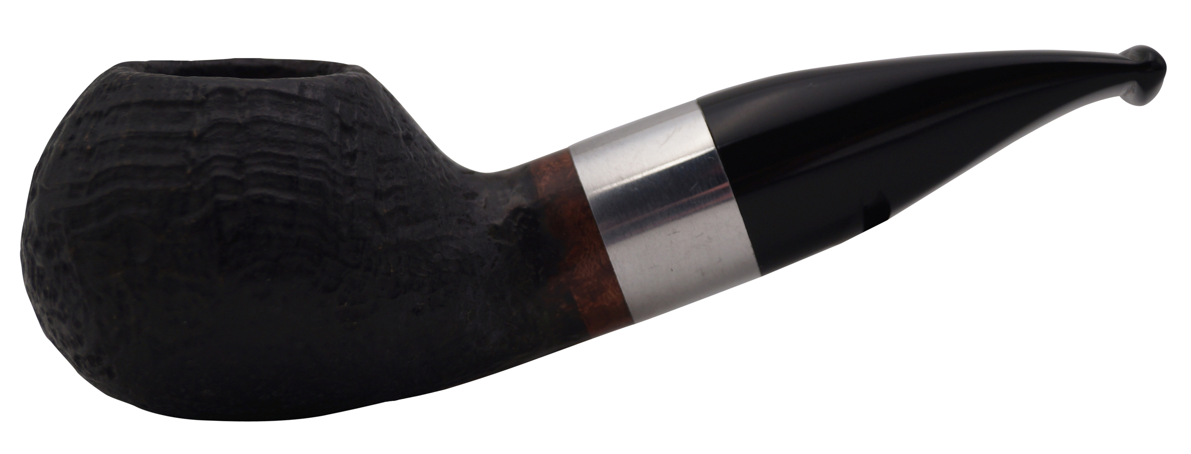 GERMANUS Pfeife 320 , Sandblast, Schwarz