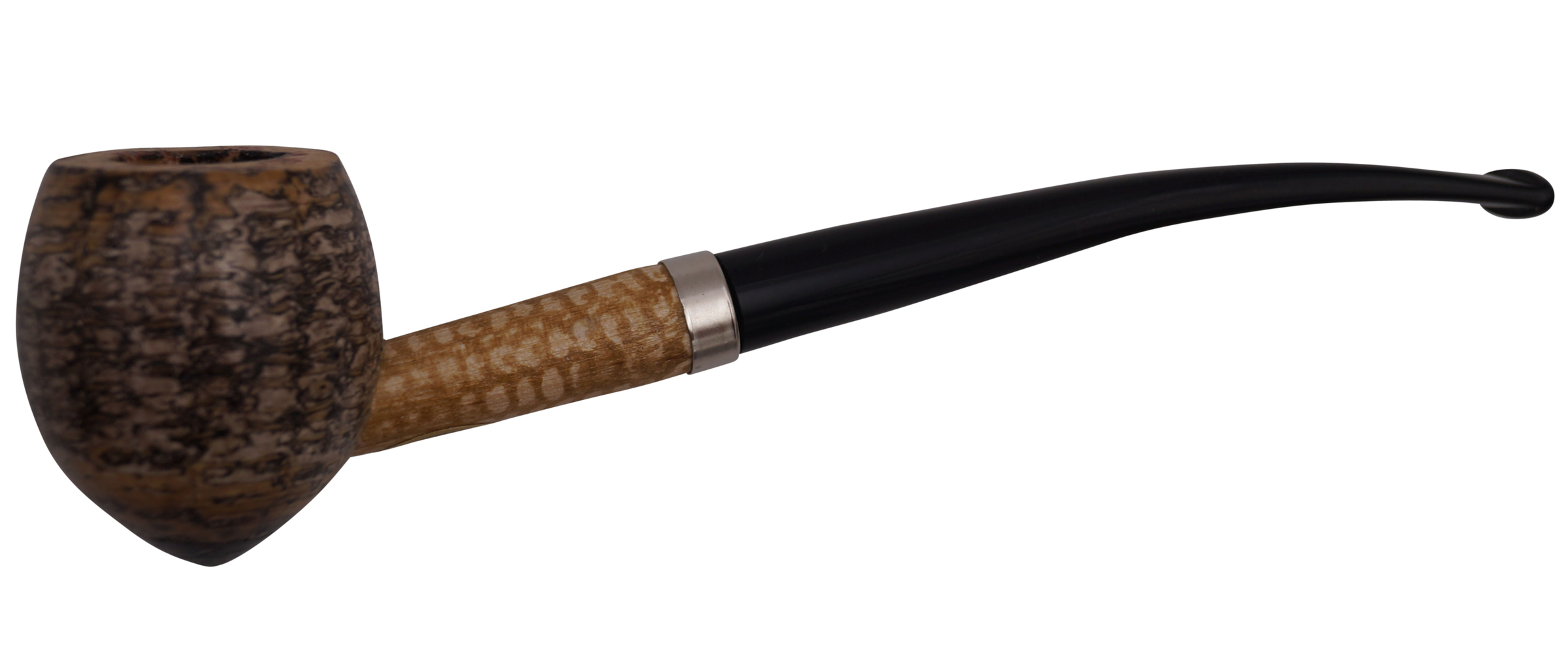Original Missouri Qualitäts Corncob Pfeife - Shape: Cobbit Shire, Bent