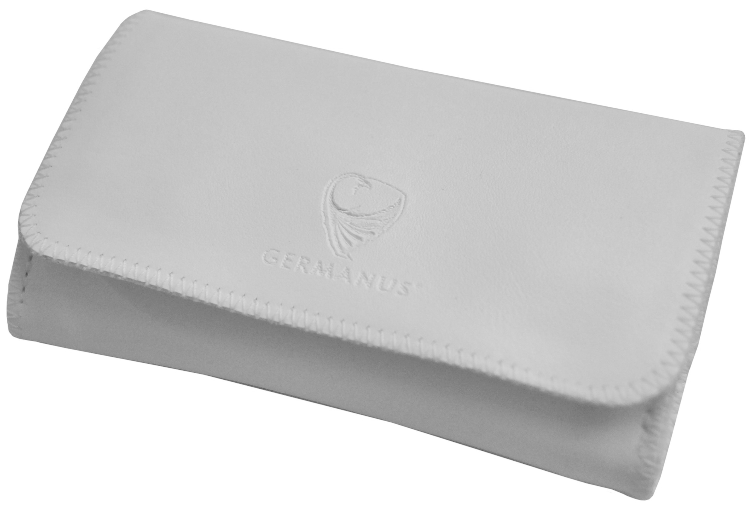 GERMANUS Tobacco Pouch - Leather Free - Made in EU - Pocket Bianco