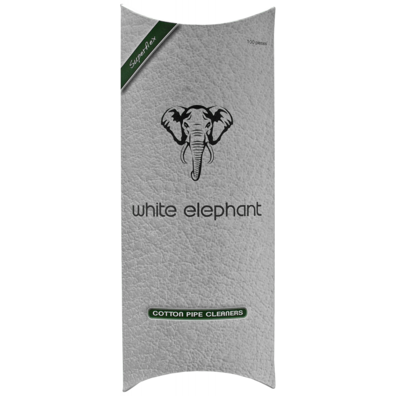 Elephant Pfeifenreiniger, 80 Stück - Weiß