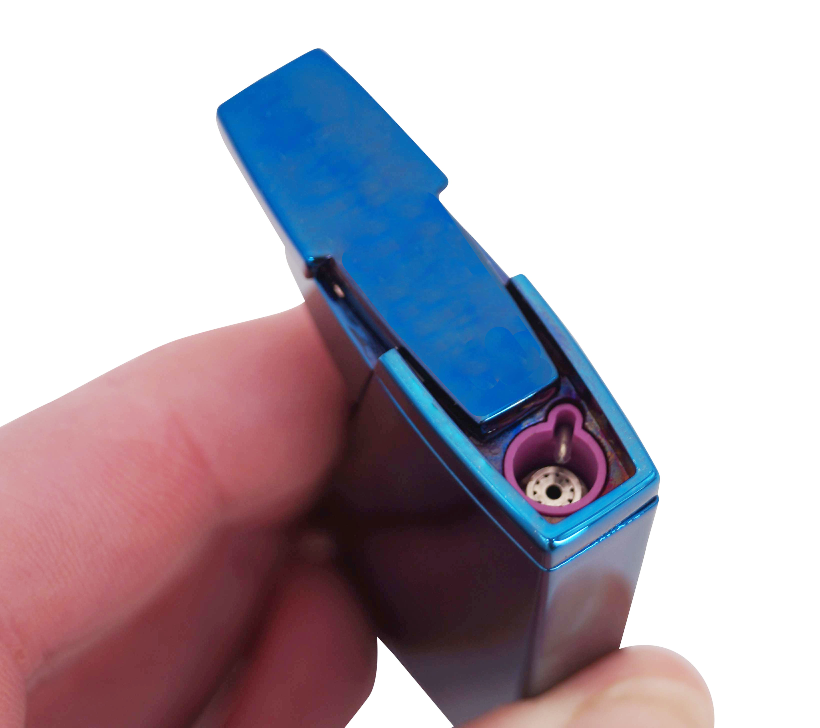 GERMANUS Feuerzeug Georges mit Jetflame, blau