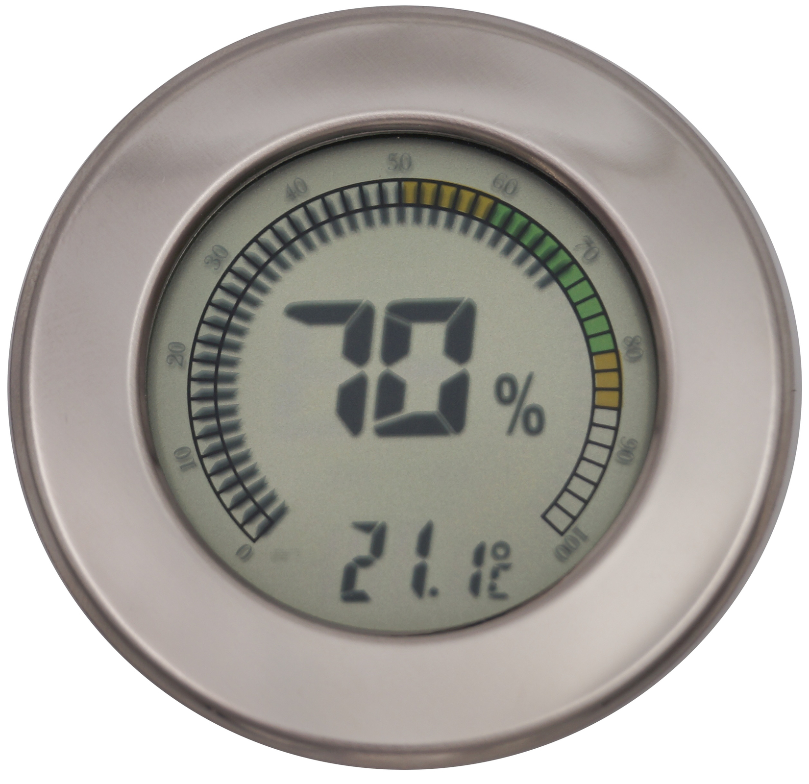 GERMANUS Kalibrierbarer Hygrometer für Humidor, digital - Rund III