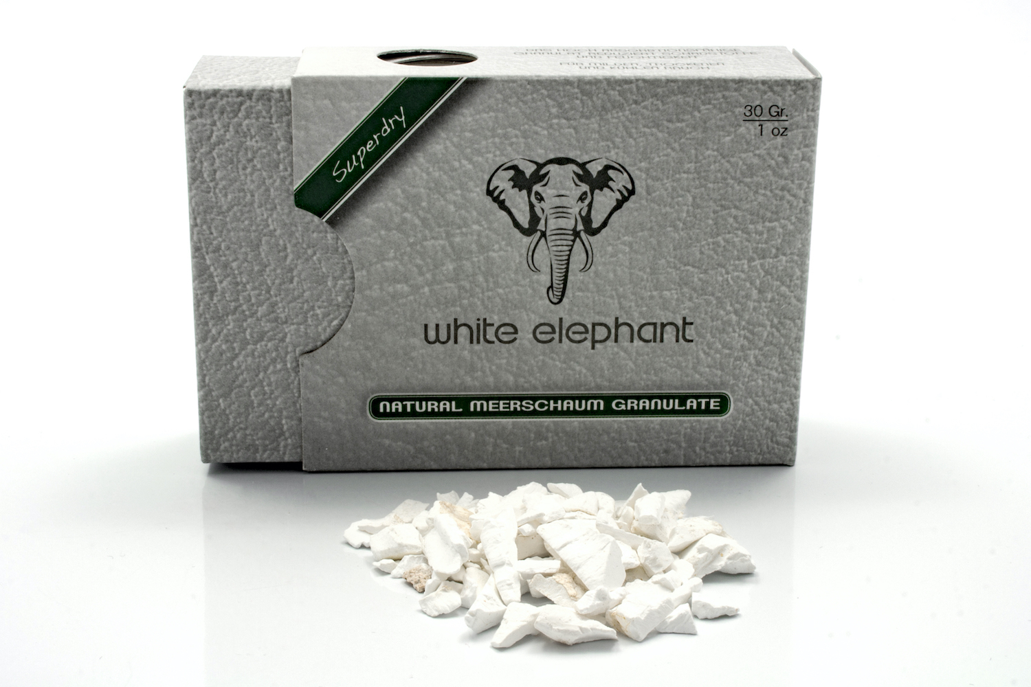 White Elephant Natur Meerschaum Granulat