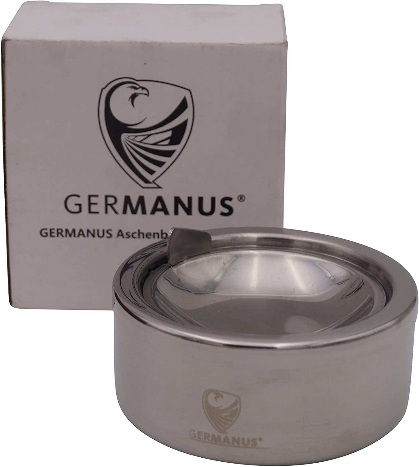 GERMANUS Aschenbecher für Draußen aus Edelstahl
