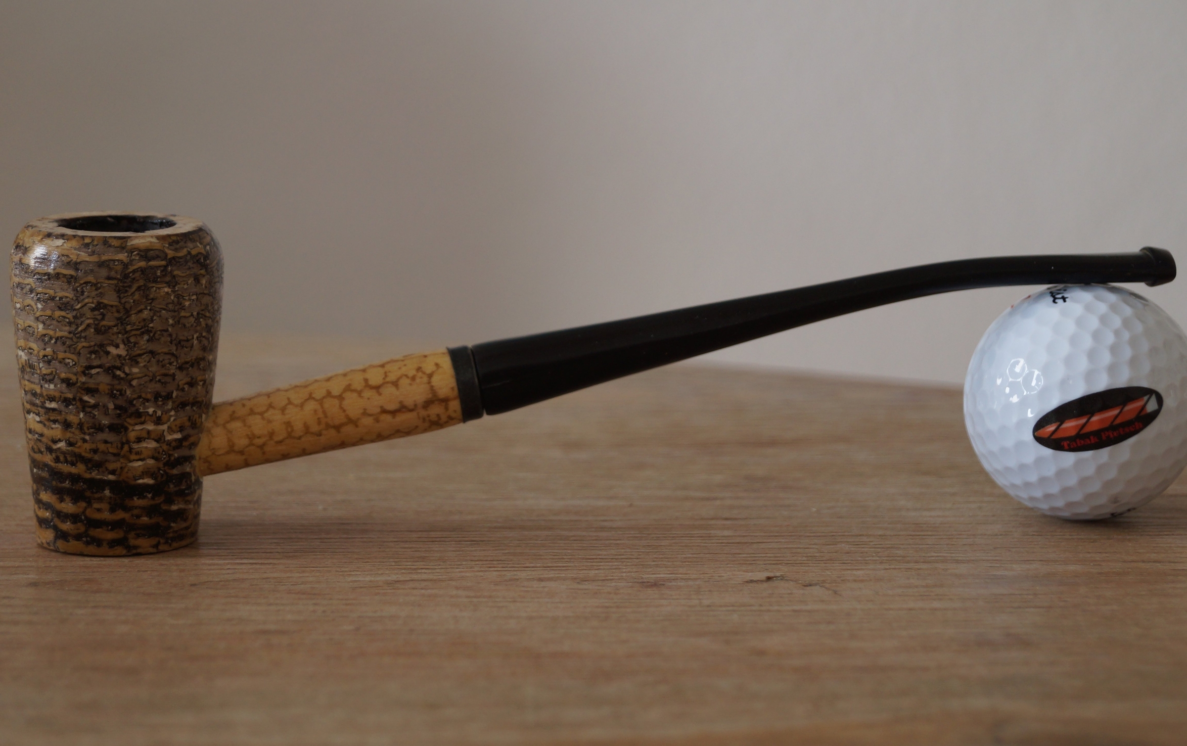 Original Missouri Qualitäts Corncob Pfeife - Shape: Cobbit Elf, Bent