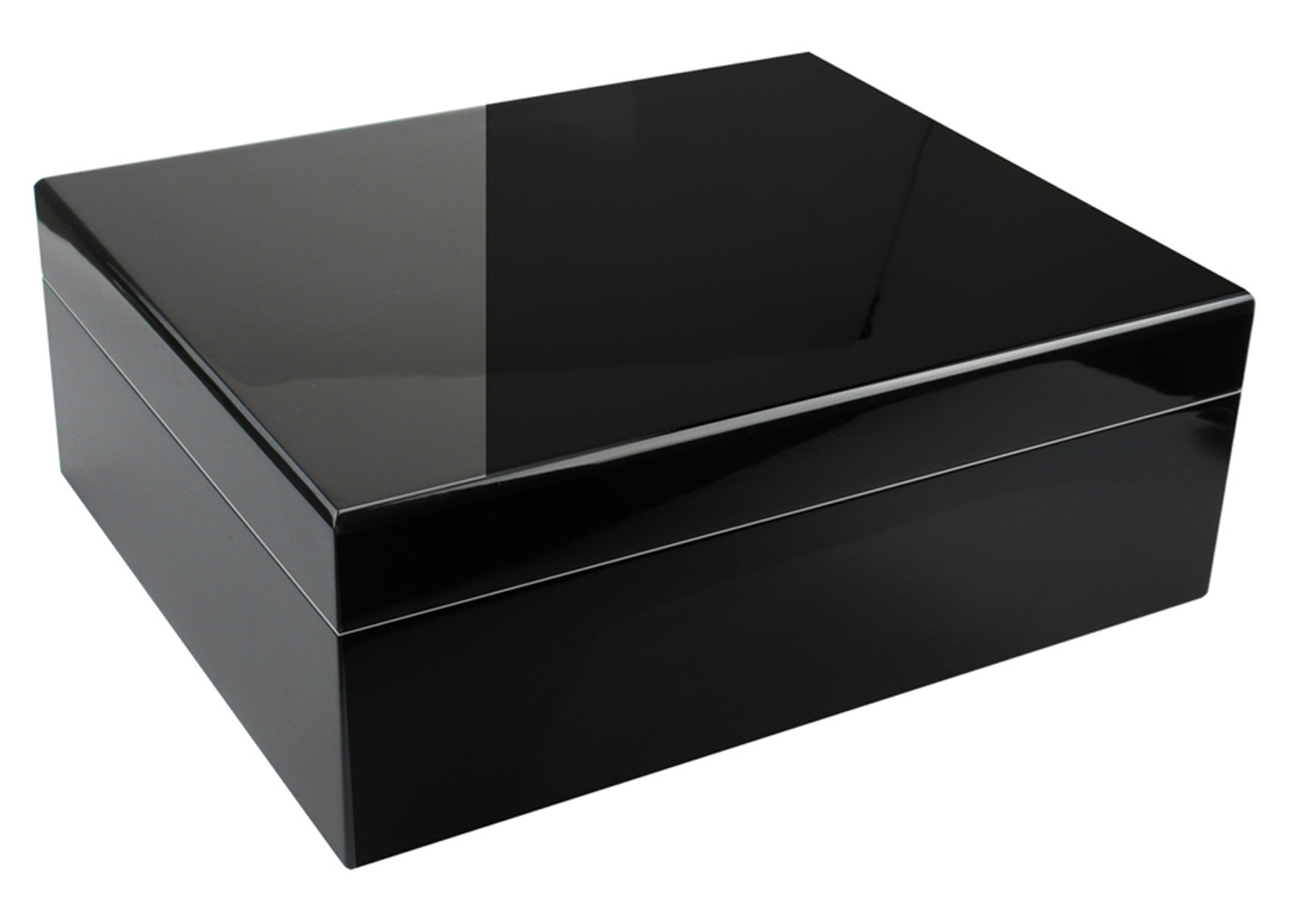 GERMANUS "Prandium" Zigarren Humidor mit Digital Hygrometer für ca. 100 Zigarren