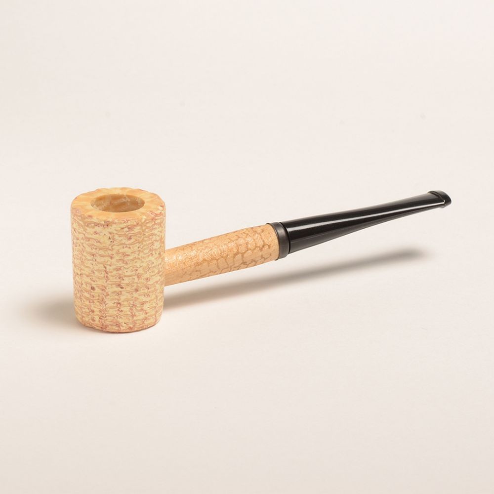 Original Missouri Qualitäts Corncob Pfeife - Classic, Straight 2, Flat Zylinder