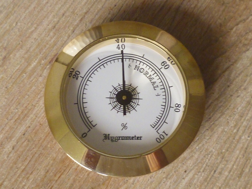 Hygrometer als Ersatz für Humidor 50 mm