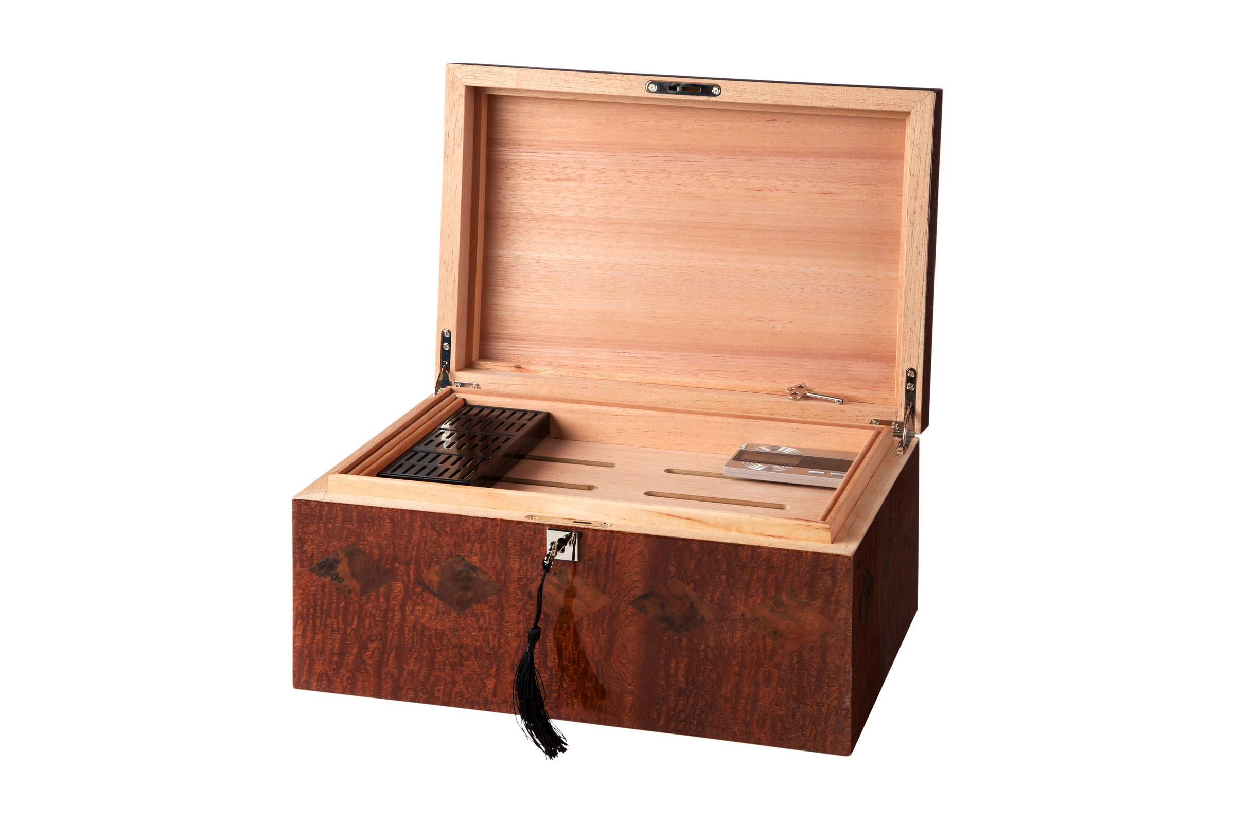 GERMANUS Premium Humidor Truhe Intarsien 19