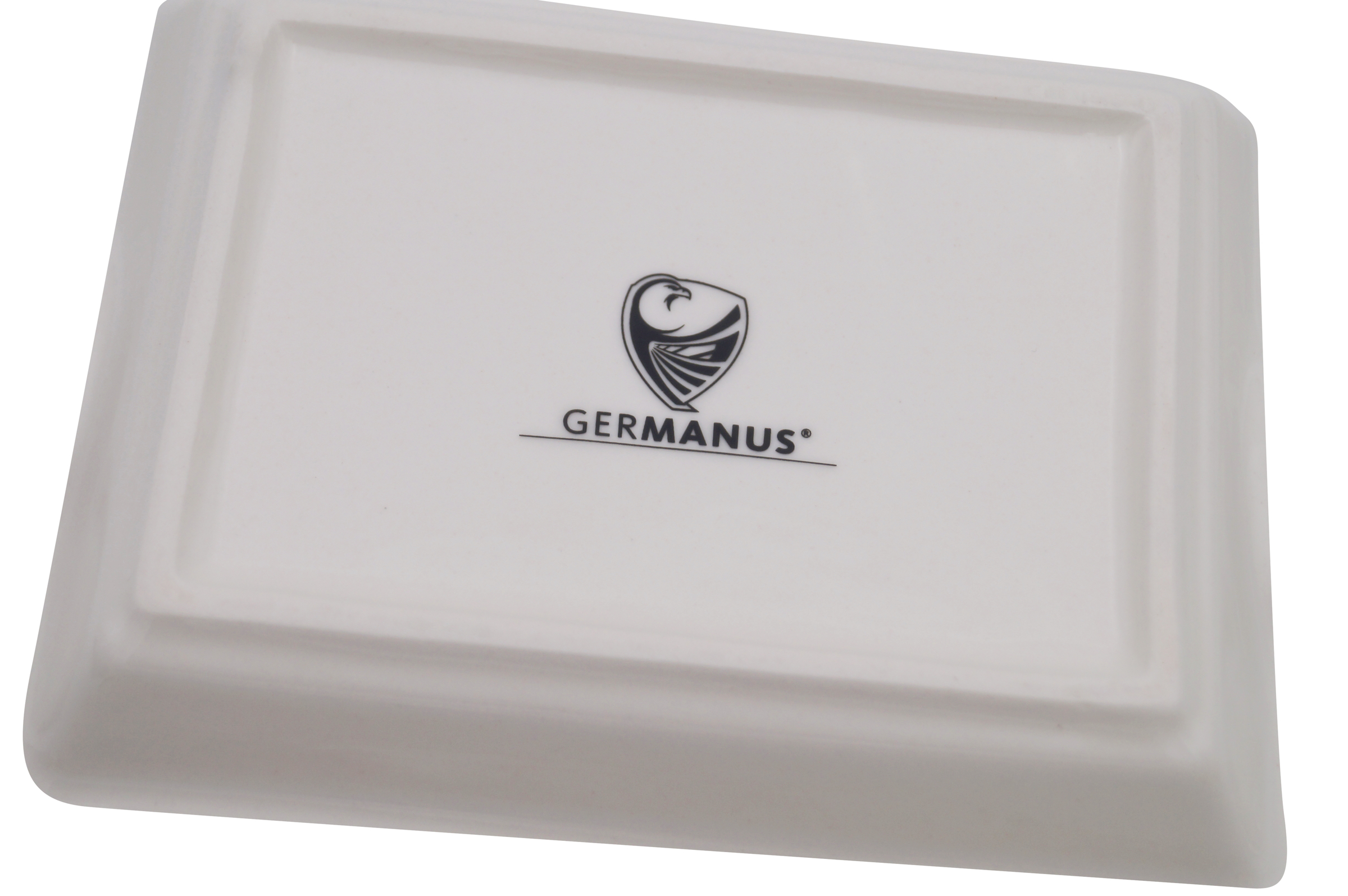 GERMANUS Zigarrenascher aus echtem Porzellan - Goldene Rose