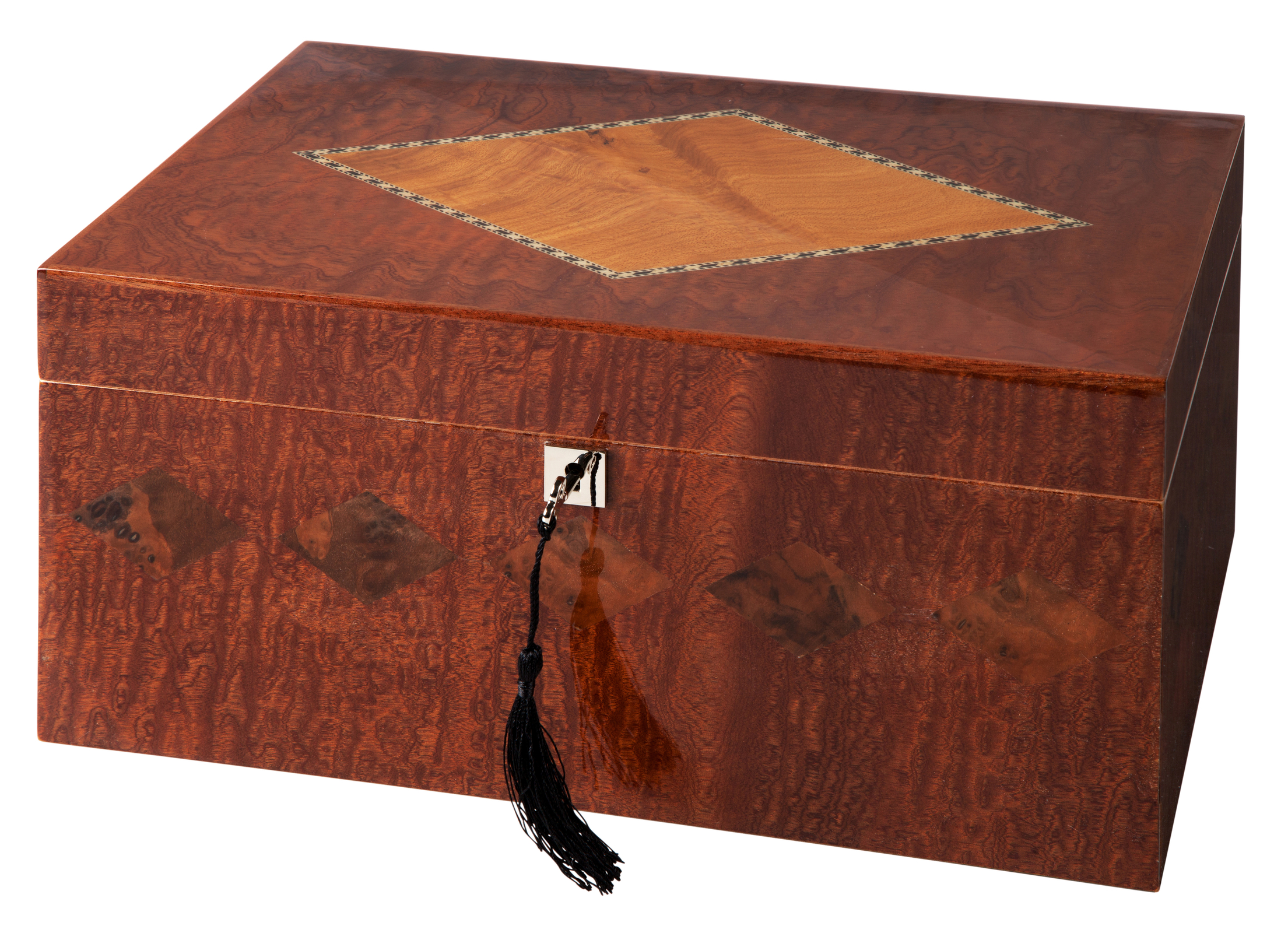 GERMANUS Premium Humidor Truhe Intarsien 19