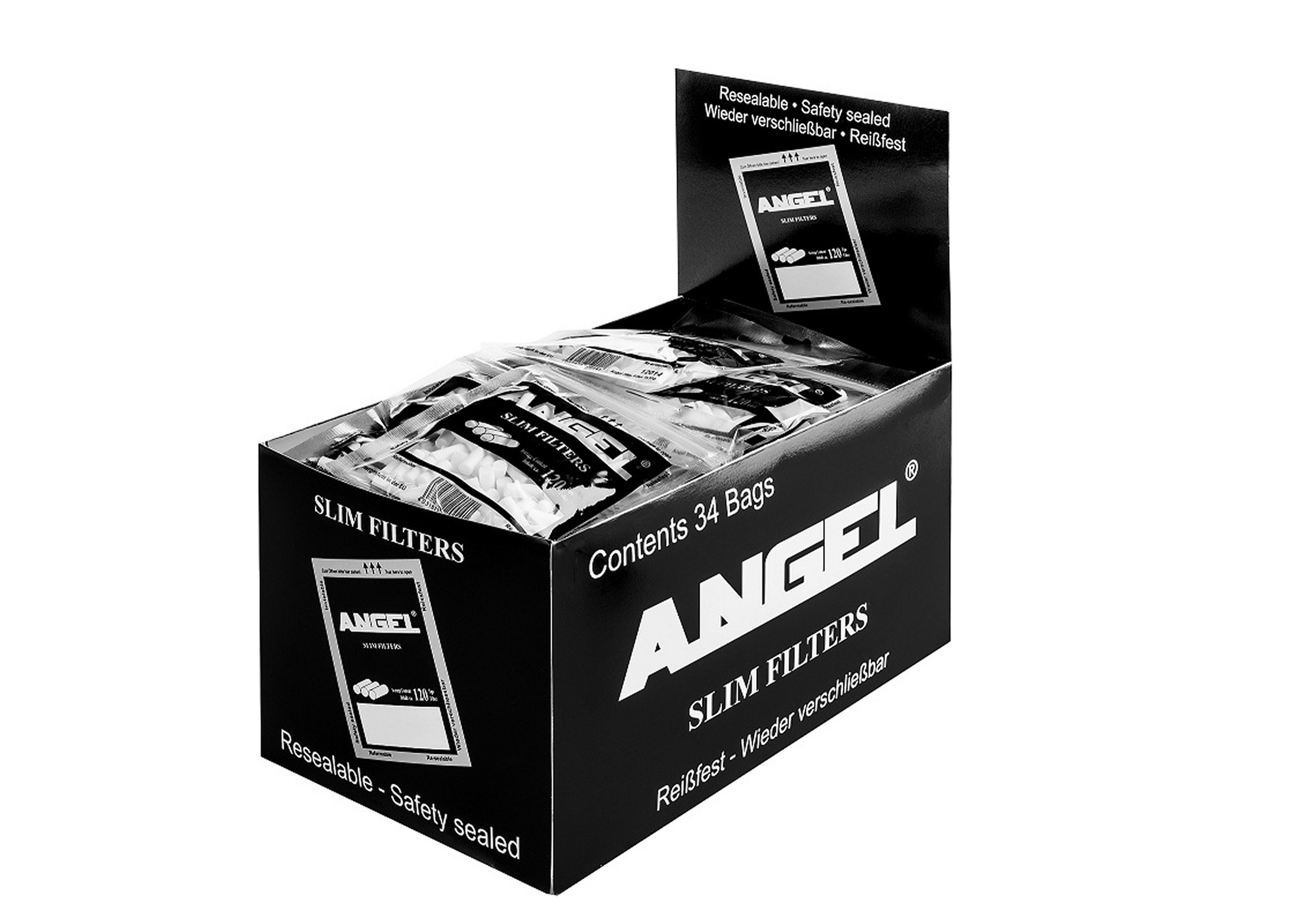 ANGEL Zigaretten Drehfilter Slim, 6 mm