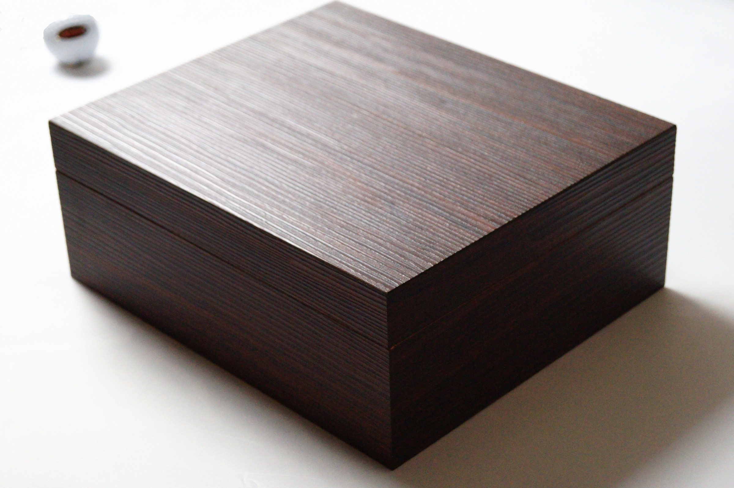 GERMANUS Zigarren Humidor für ca. 50 Zigarren, dunkelbraun