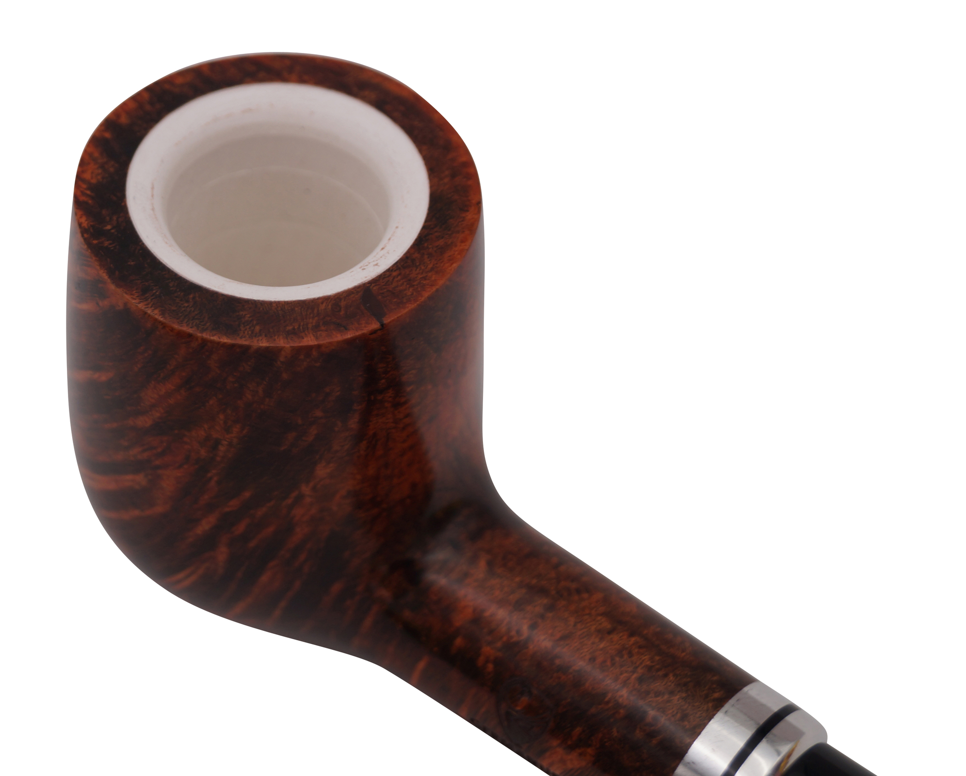 GERMANUS Pfeife Nr. 12 mit Meerschaum Einsatz
