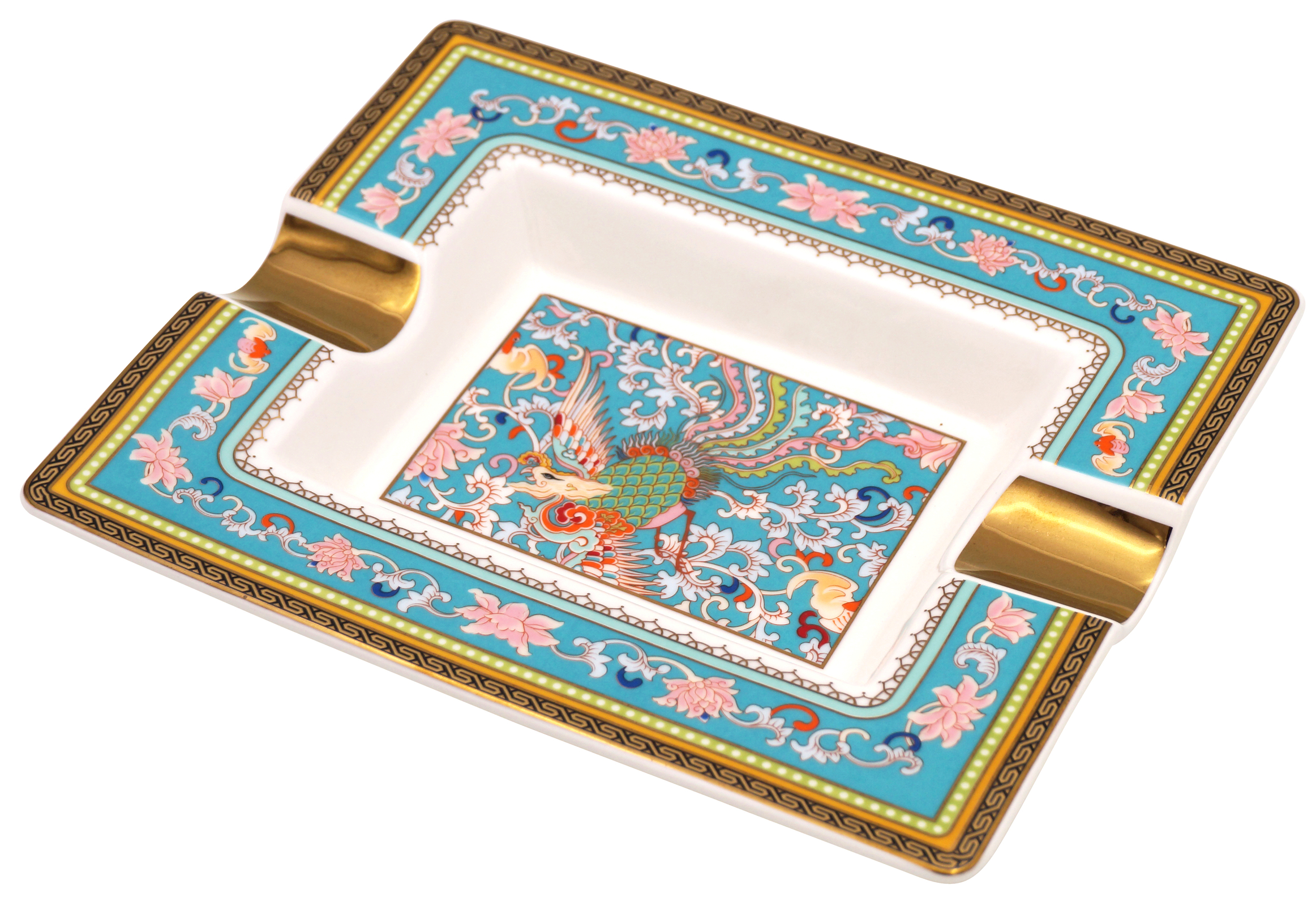 GERMANUS Porcelain Cigar Ashtray from Genuine Porcelain - Fish