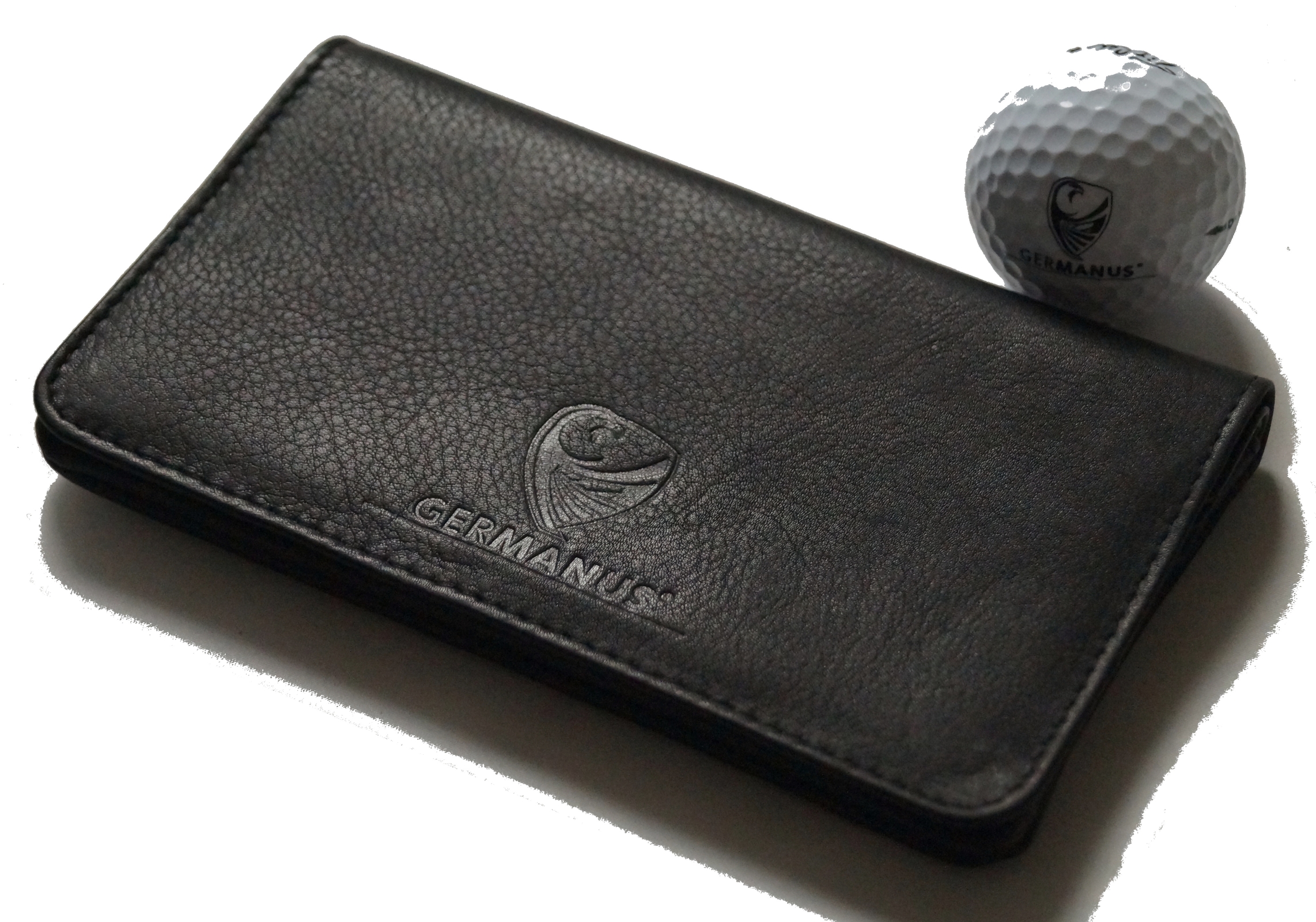 GERMANUS Kalbsleder Wertige Tabaktasche Schwarz - Classicus II