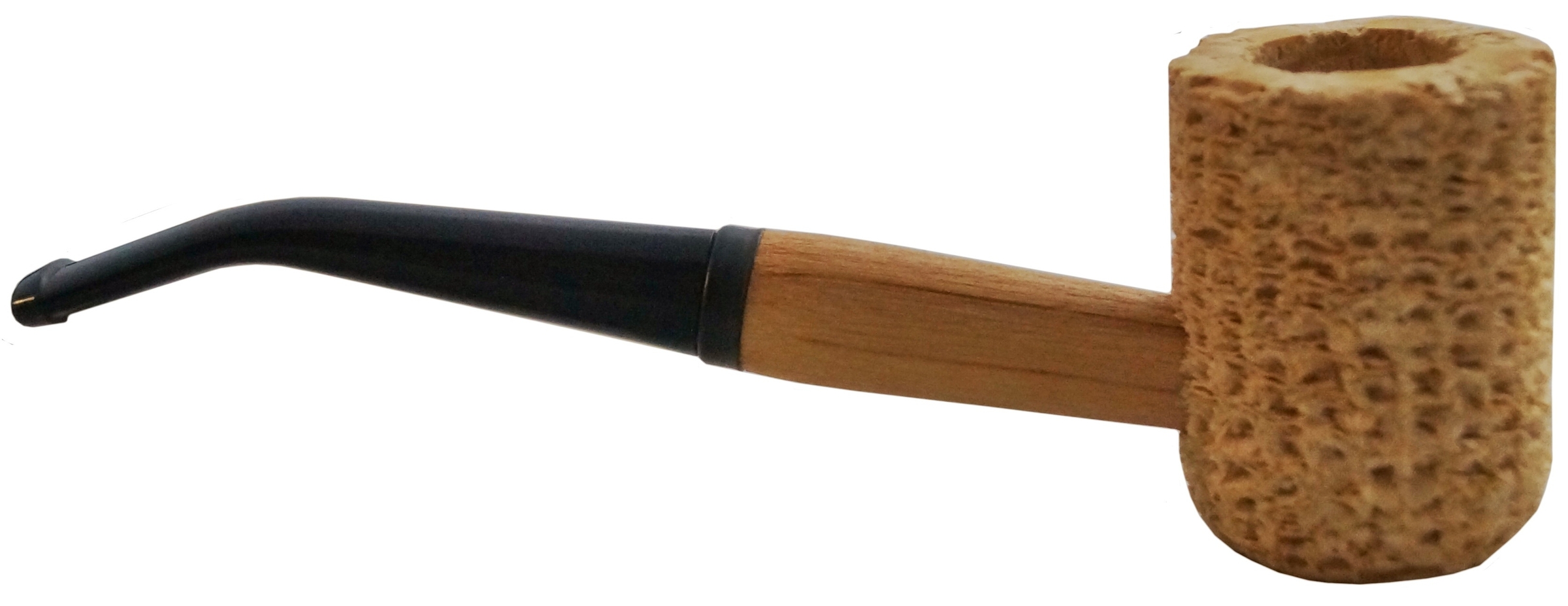 Original Missouri Quality Corncob Pipe - Shape: Classic 3, Bent