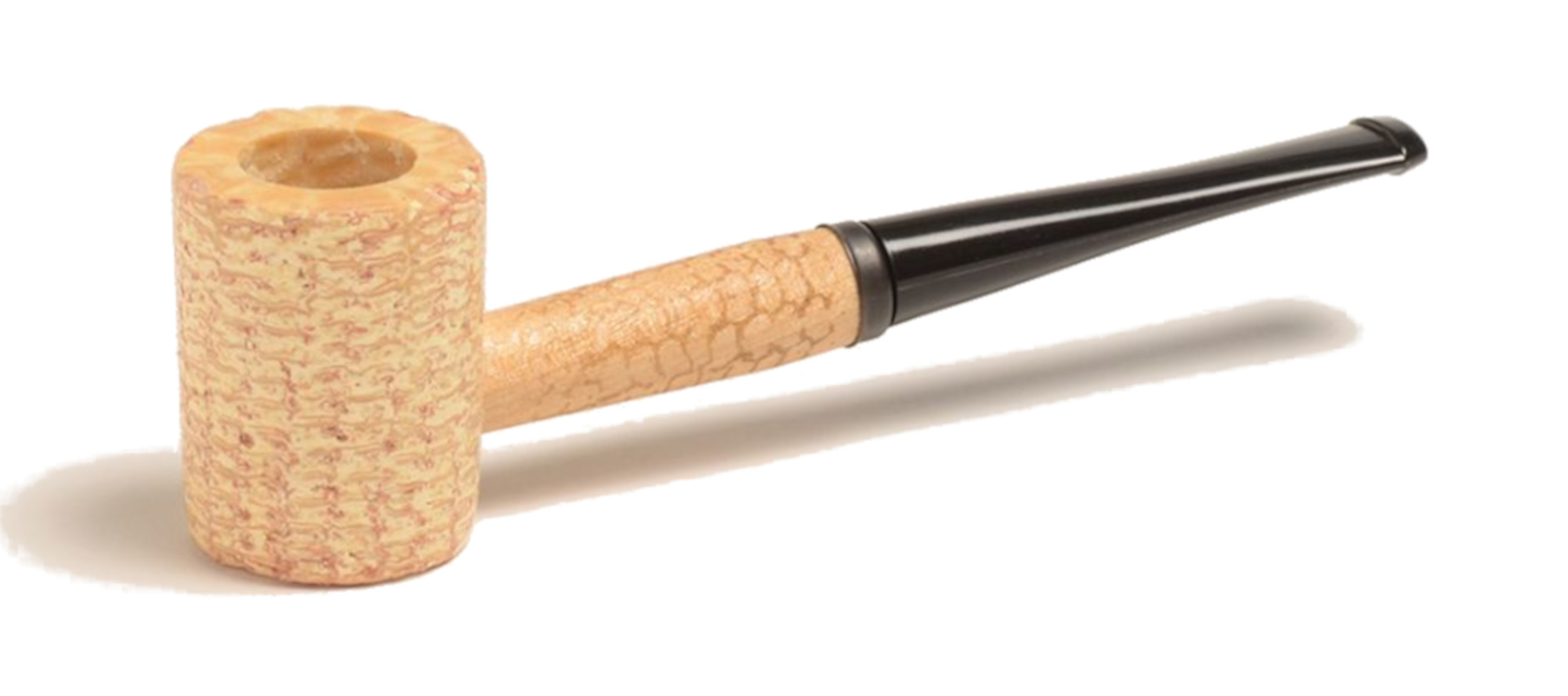 Original Missouri Qualitäts Corncob Pfeife - Classic, Straight 2, Flat Zylinder